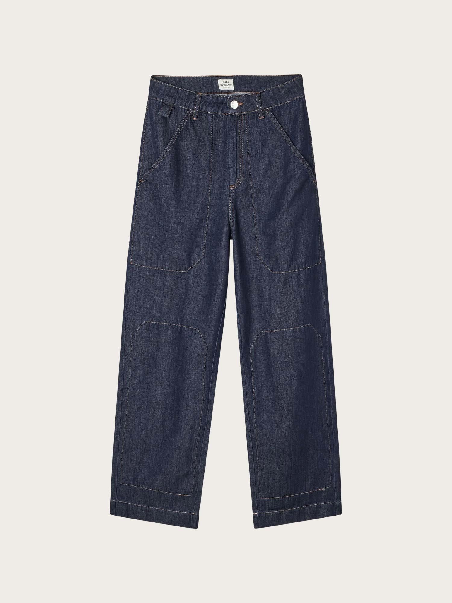 Cosy Denim Bonnie Pants - Dark Indigo