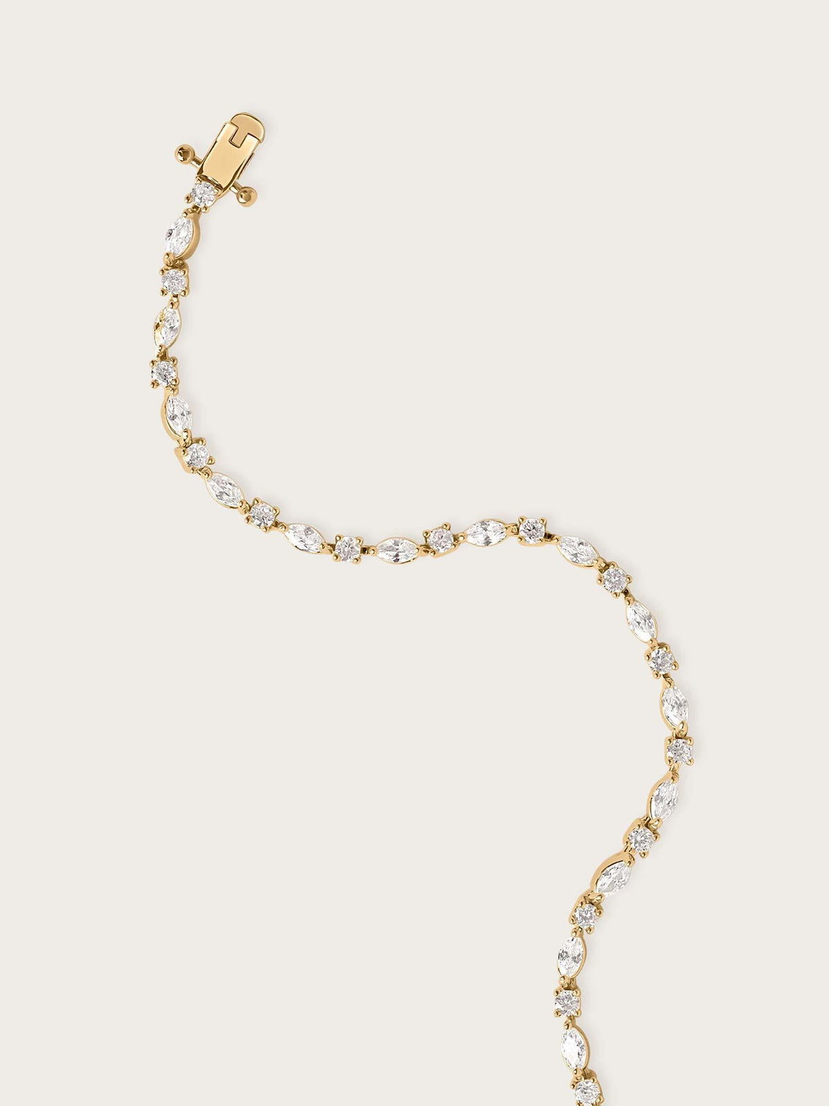 Marquise Tennis Bracelet - Gold