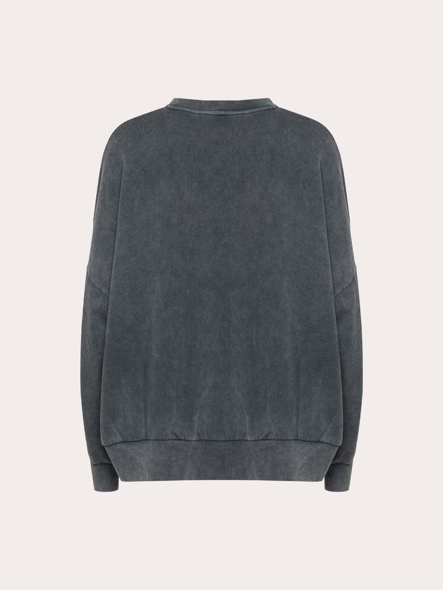 Malo Oz Sweatshirt - Black Washed