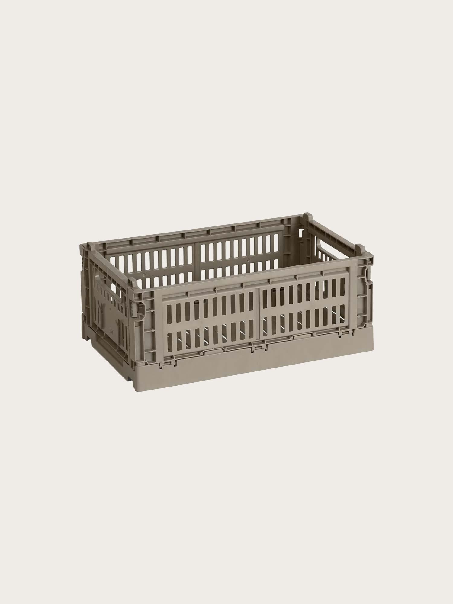 Hay Colour Crate Small - Warm Grey