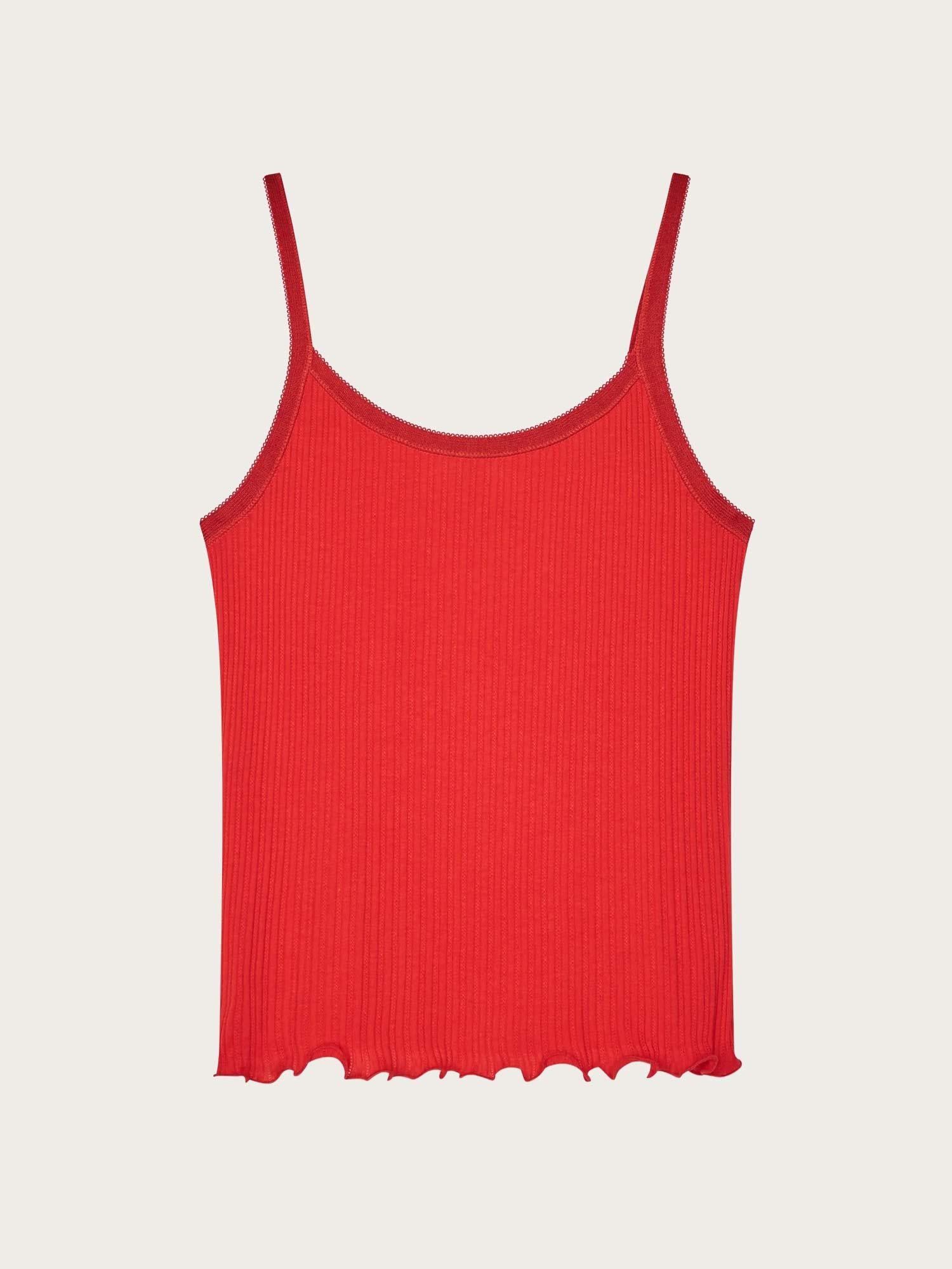 Pointella Trilla Top - Fiery Red
