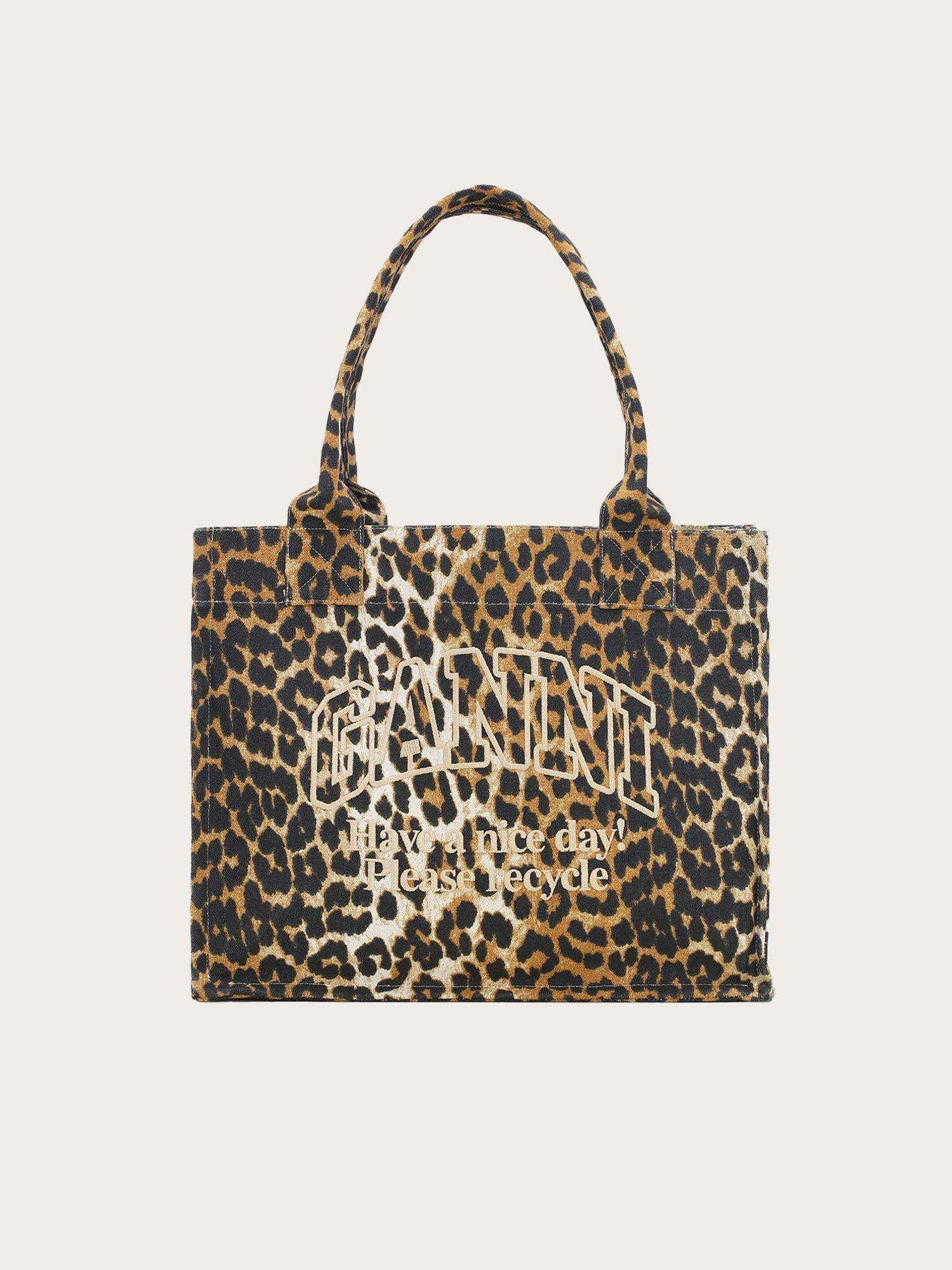 A5807 Large Easy Shopper Print - Leopard