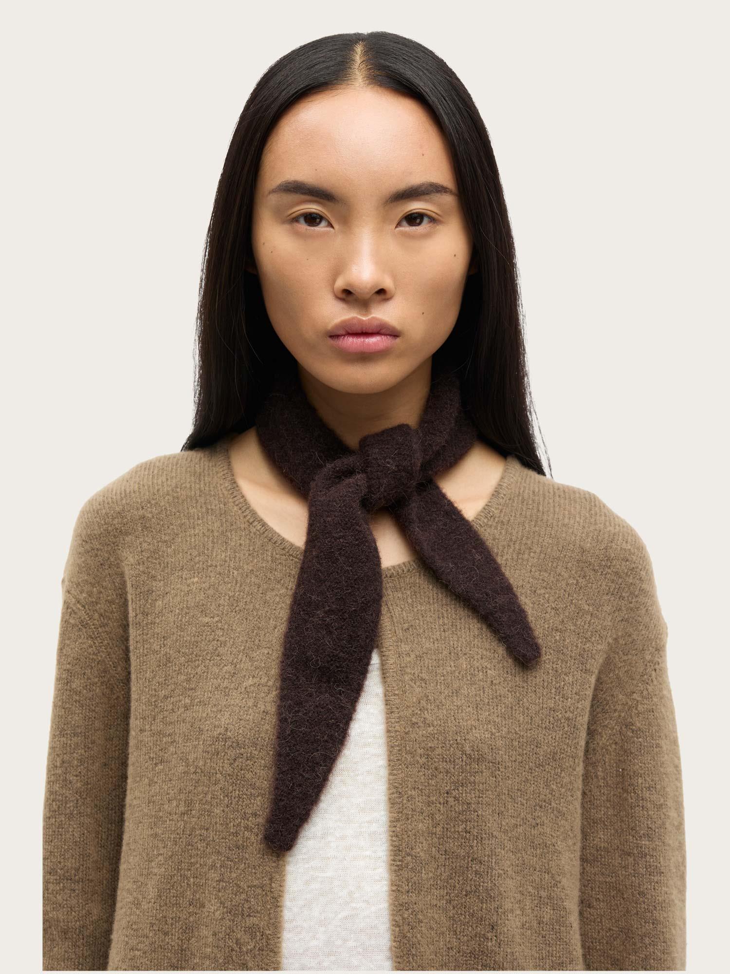Sanor Diamond Scarf - Black Coffee