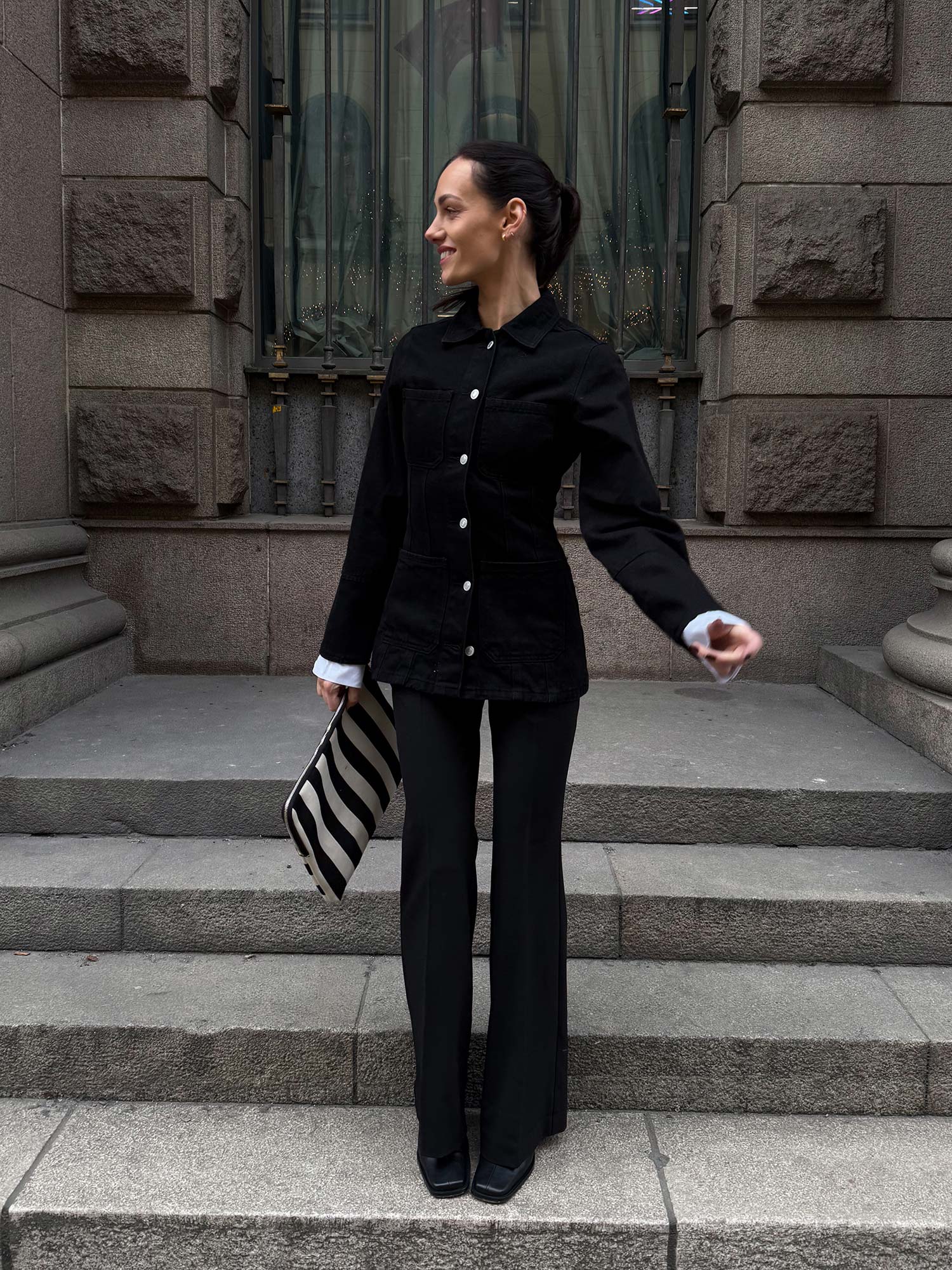 2ND Rodine Denim Jacket - Un Black Denim