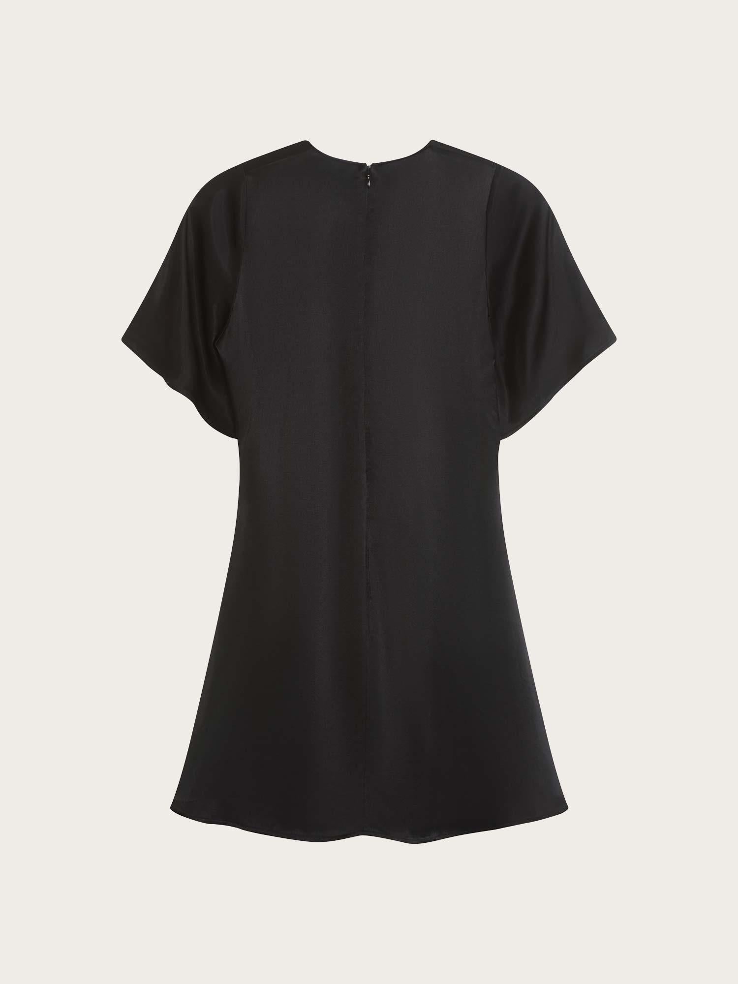 Lieben Satin Dress - Black