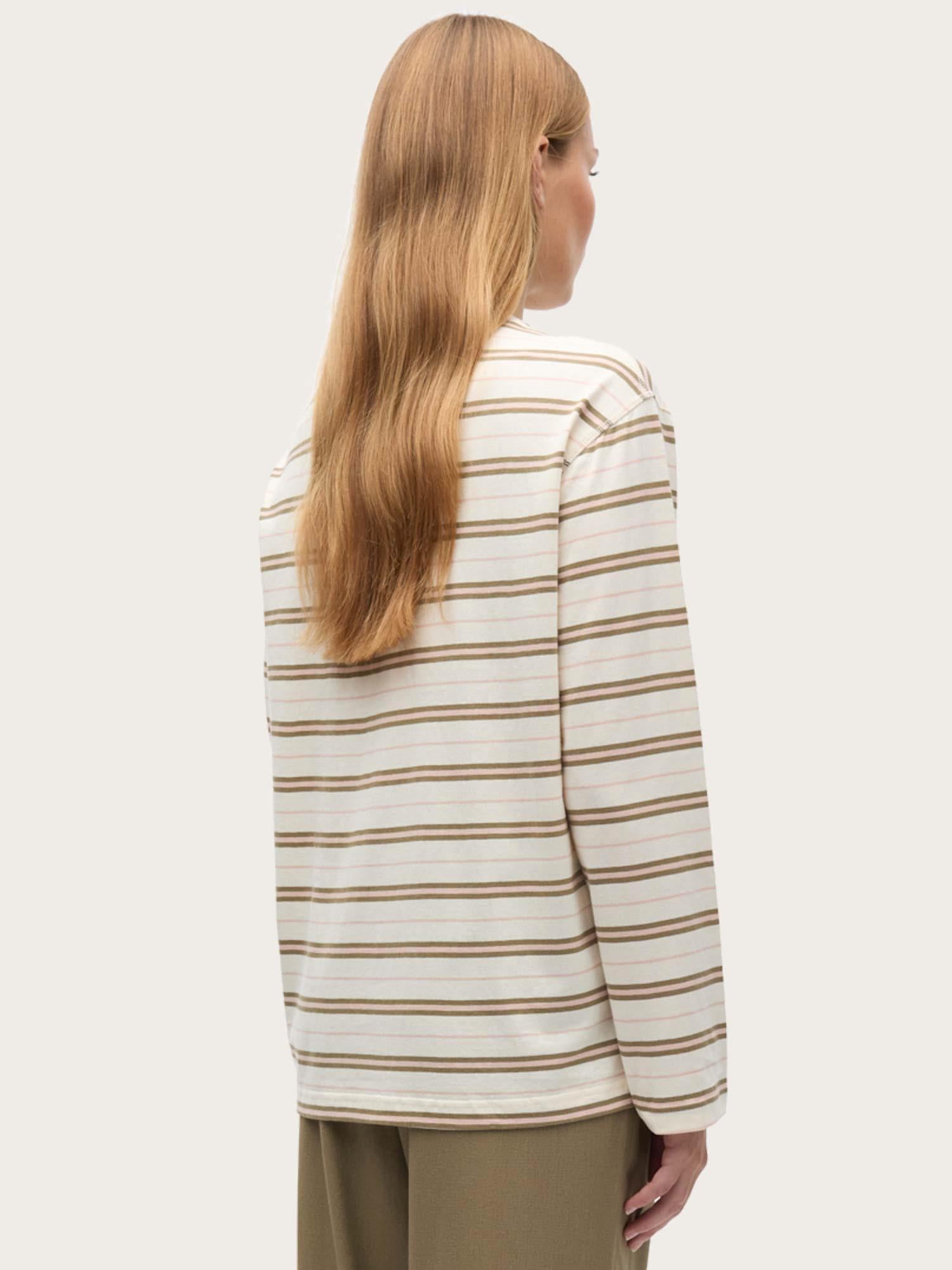 Enkulla LS Stripe - Rose Cream Stripe