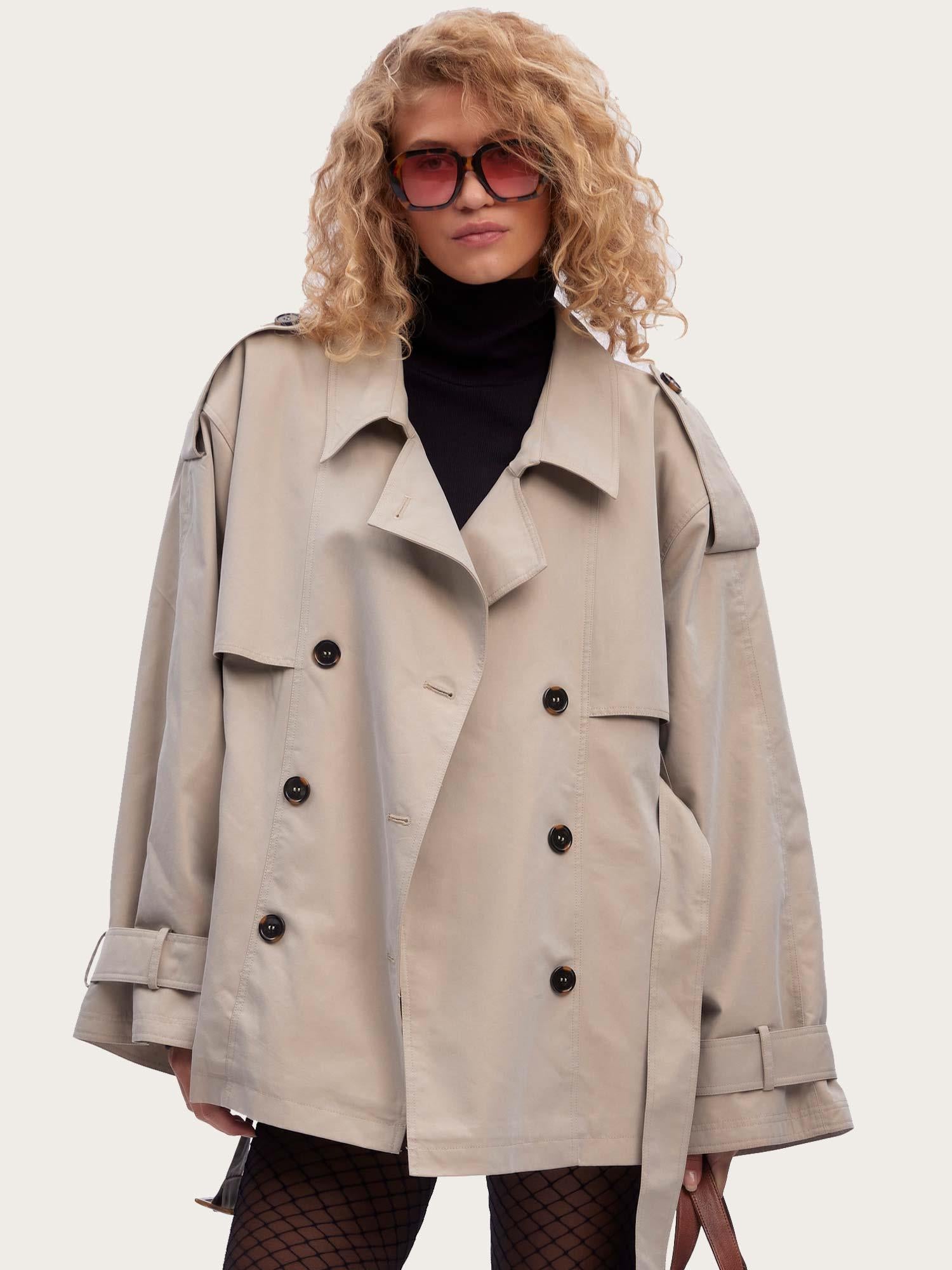 Birdie OZ Short Trenchcoat - Sand Trench