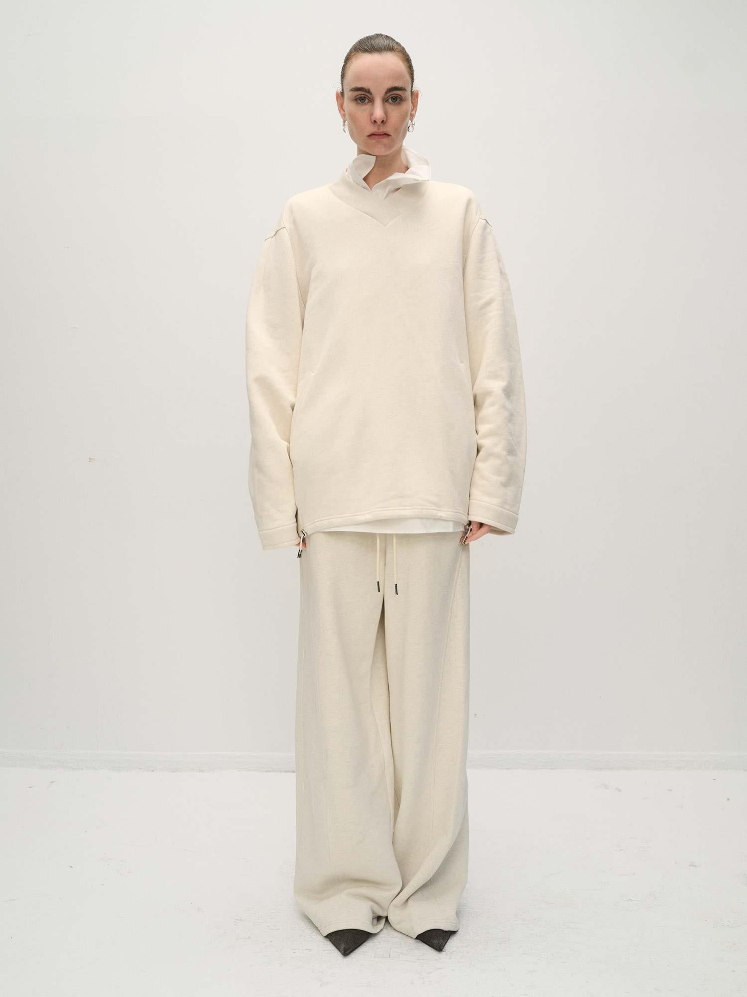 Tatiana Jersey Sweater - Cream