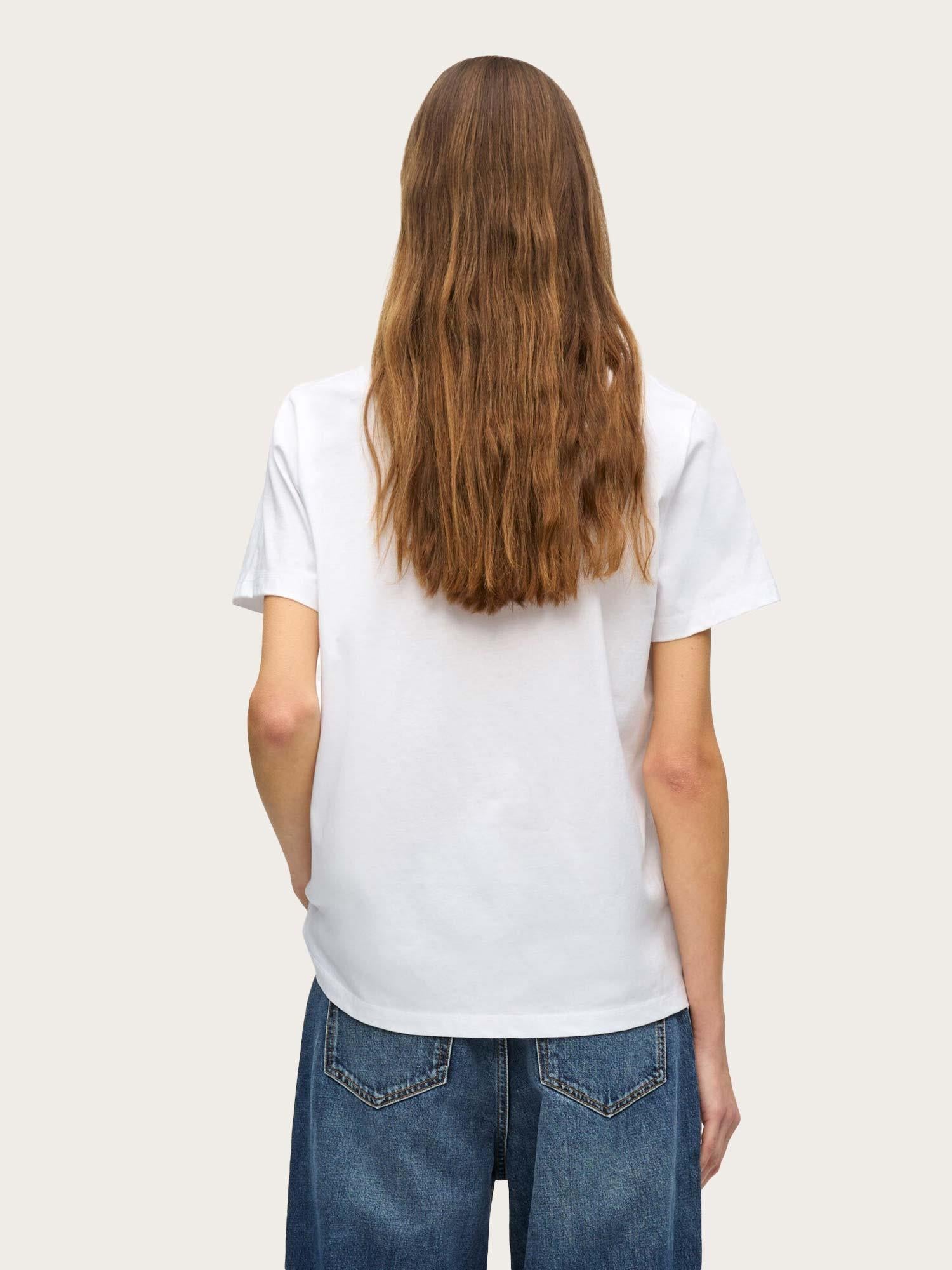 Basic Jersey CHERRY Relaxed T-Shirt - Bright White