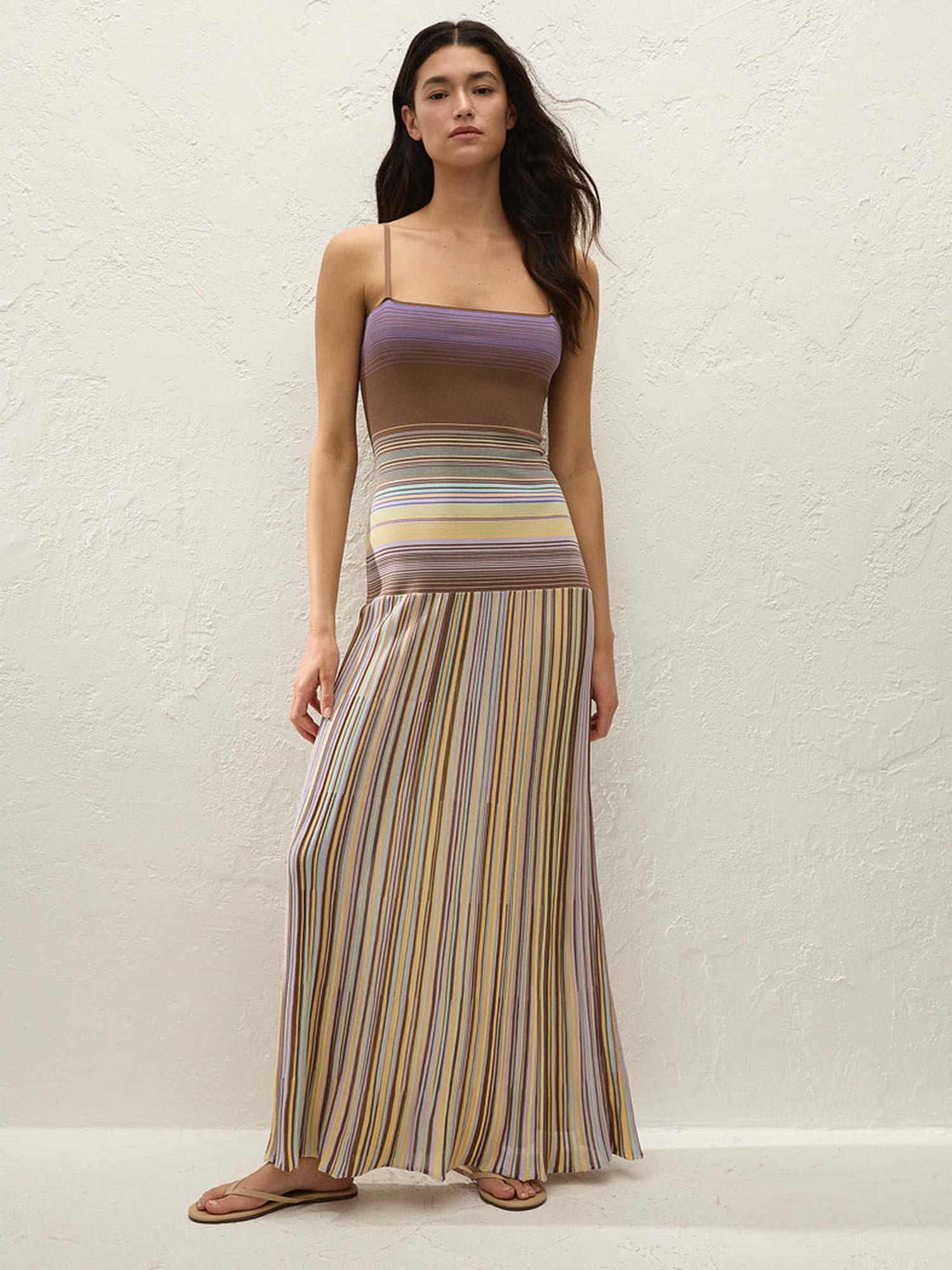 Esenia Knit Dress - Daniela Stripe