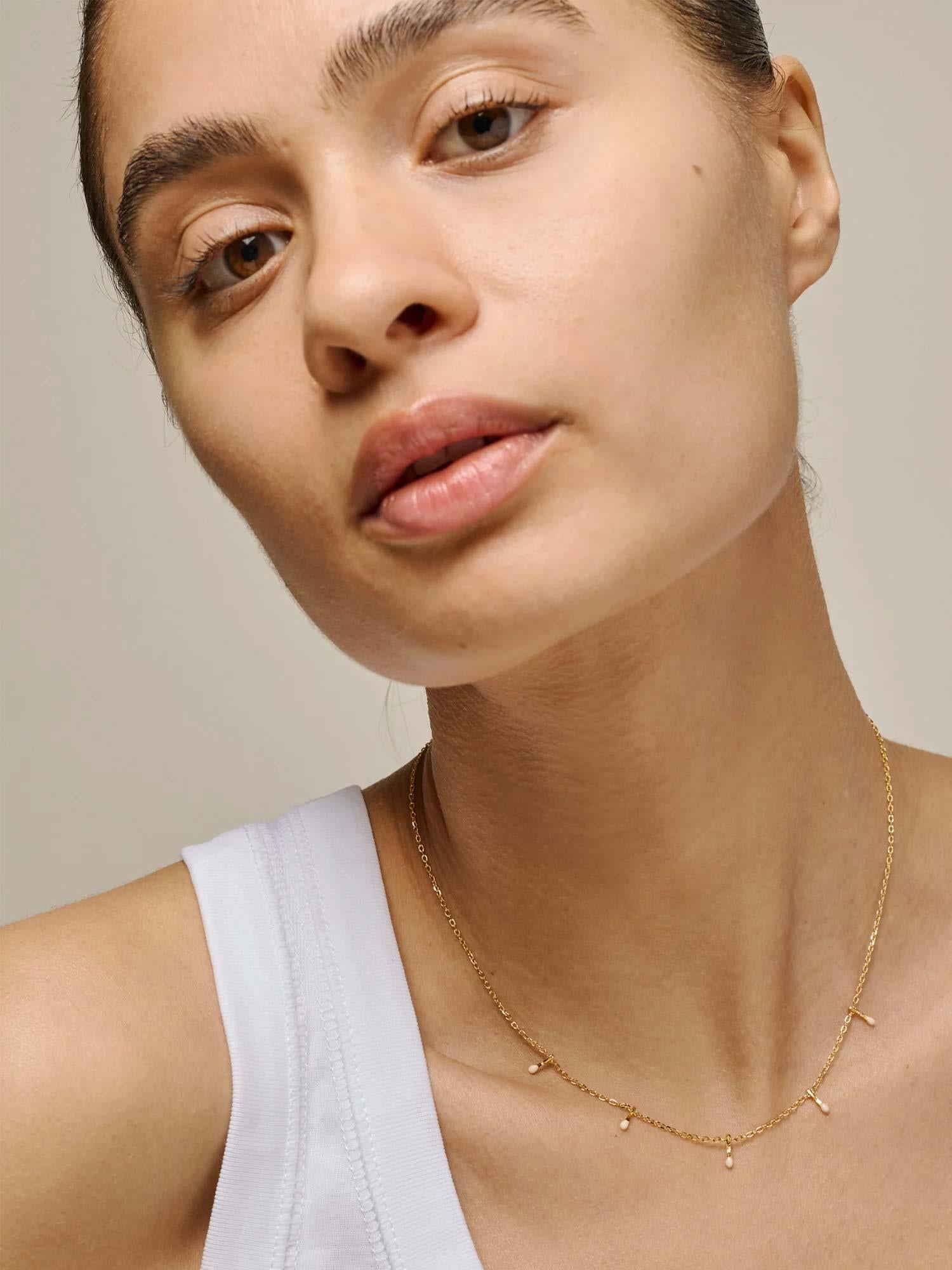 Necklace Lola Drop - Daisy