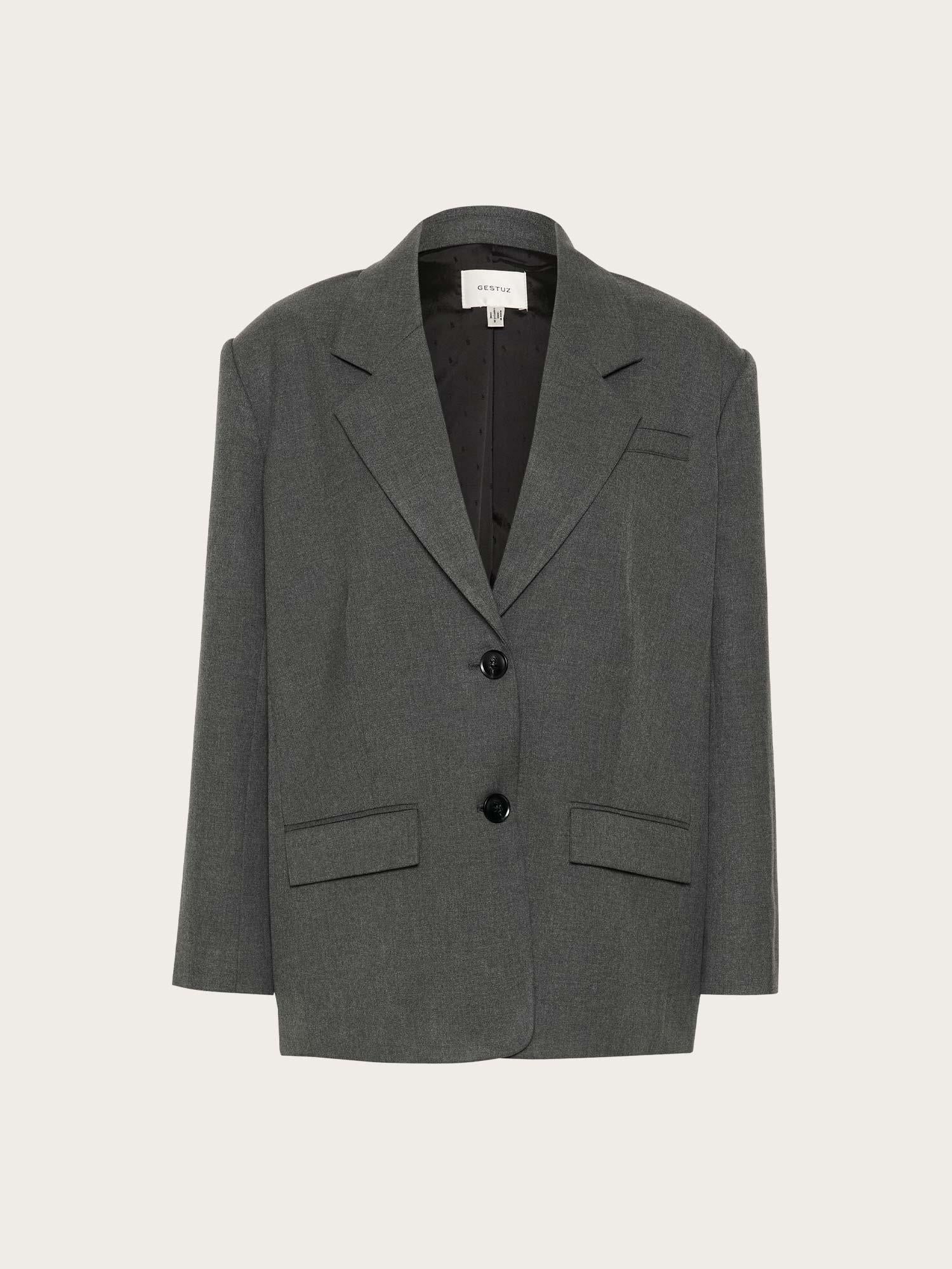 Paula Melange OZ Blazer - Dark Grey Melange