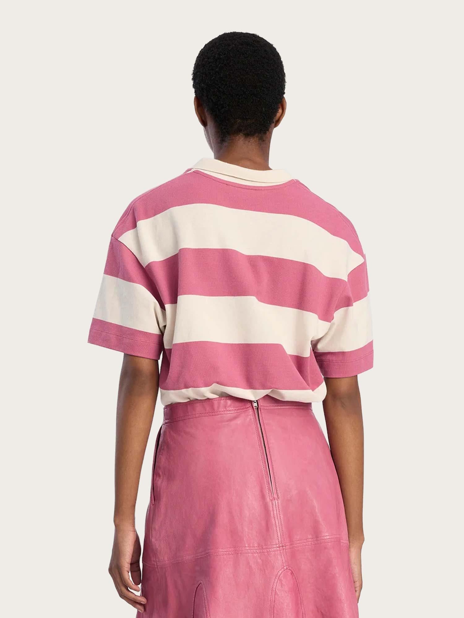 Baelfire Polo - Stripe Berry