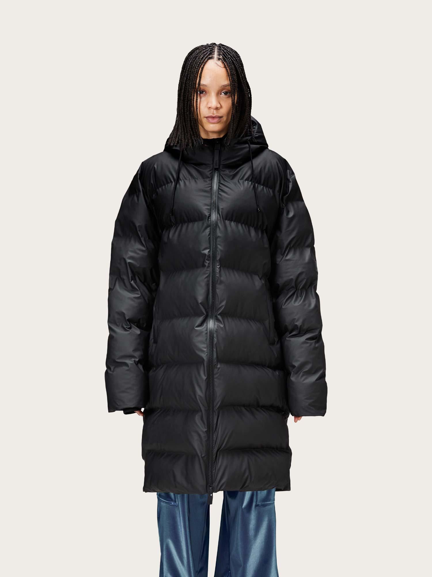 Alta Long Puffer Jacket W3T4 - Black