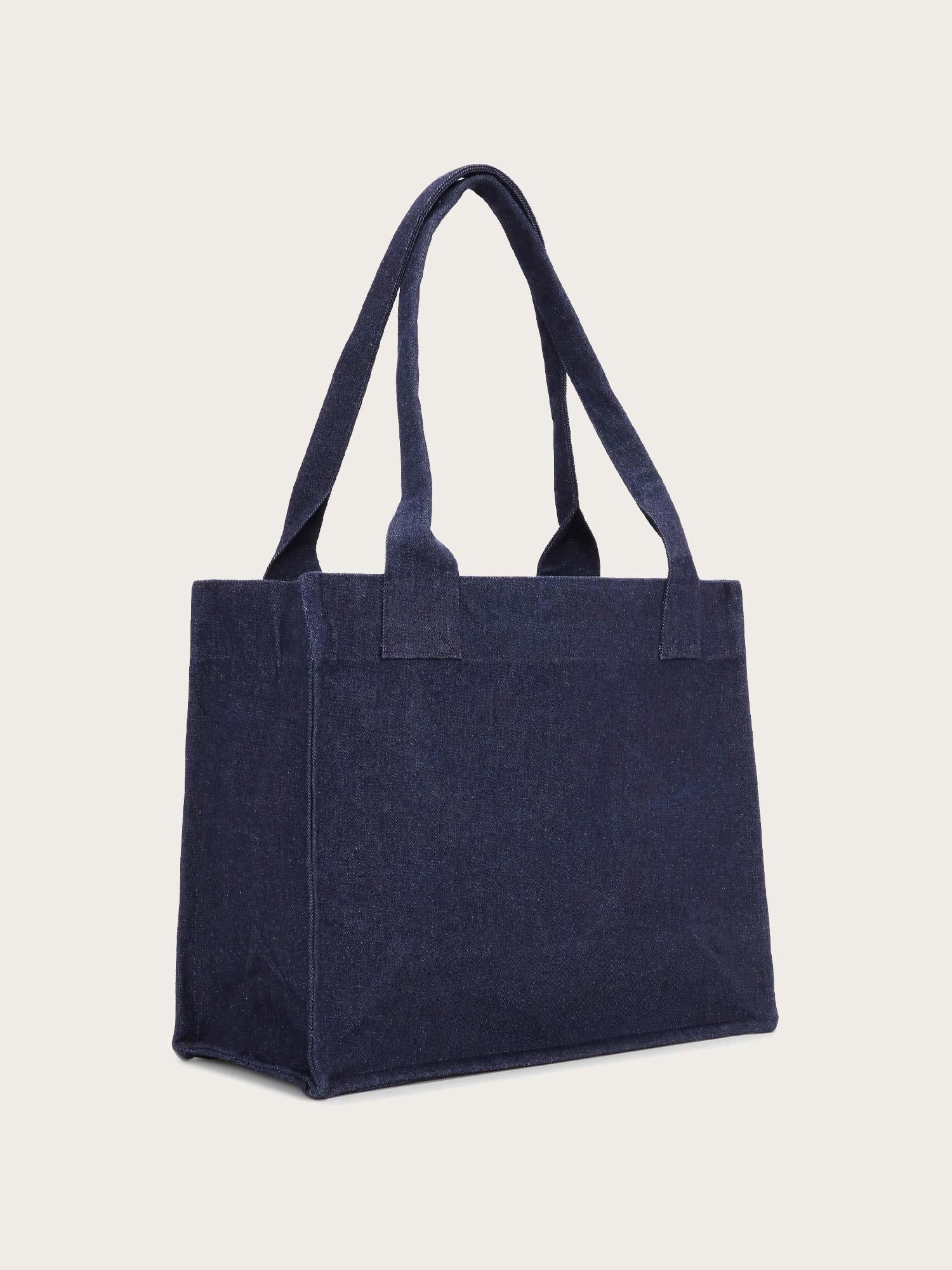 A6168 Large Easy Shopper Denim - Dark Navy