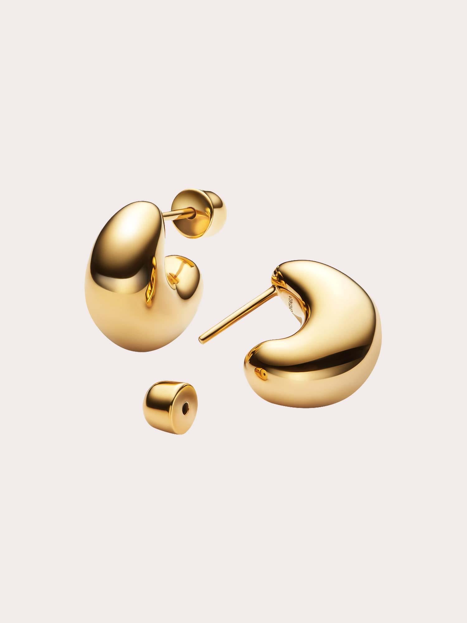 Tryvann Pillow Earring - Gold