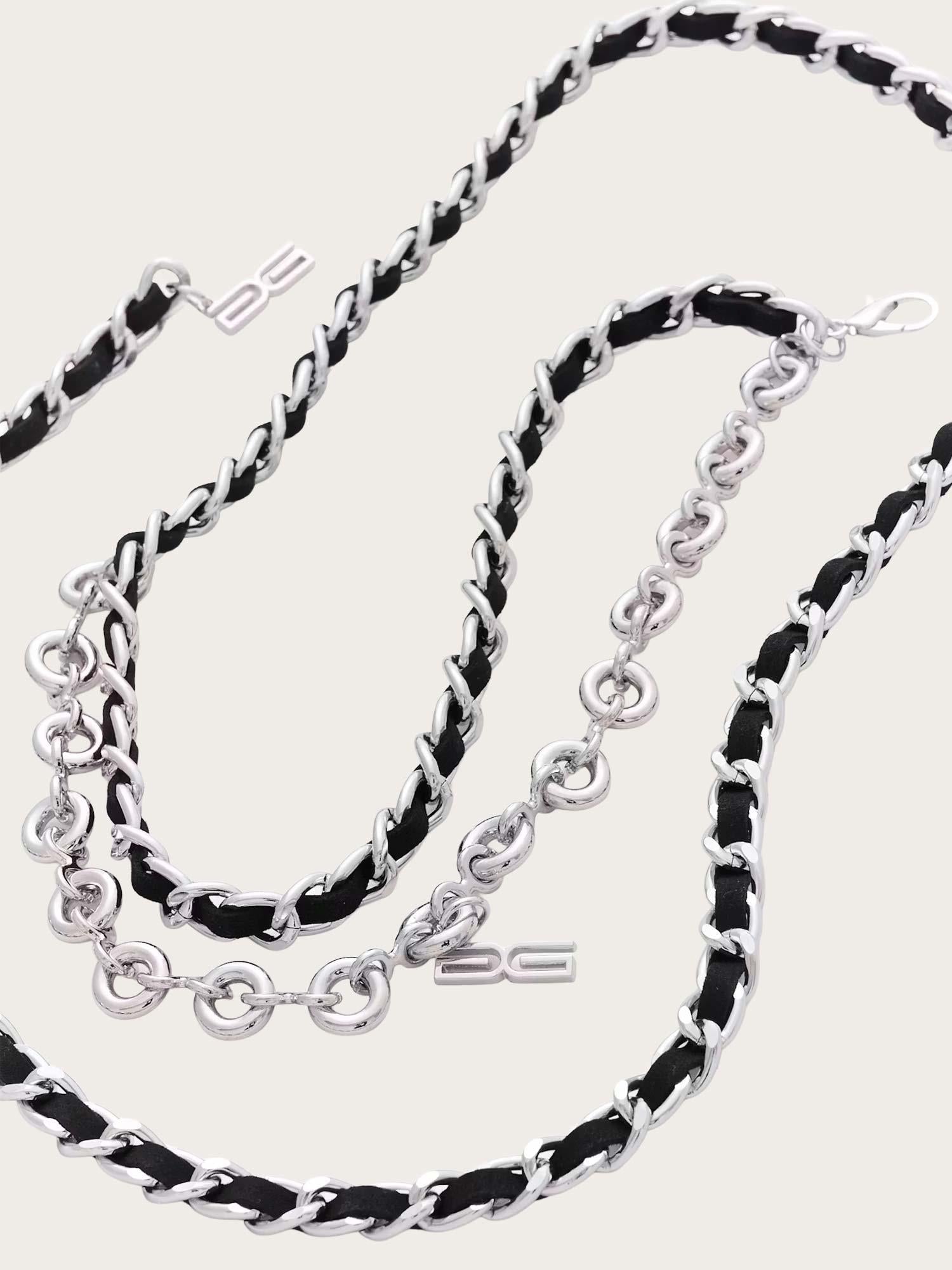 Zinnia Chain Belt - Silver