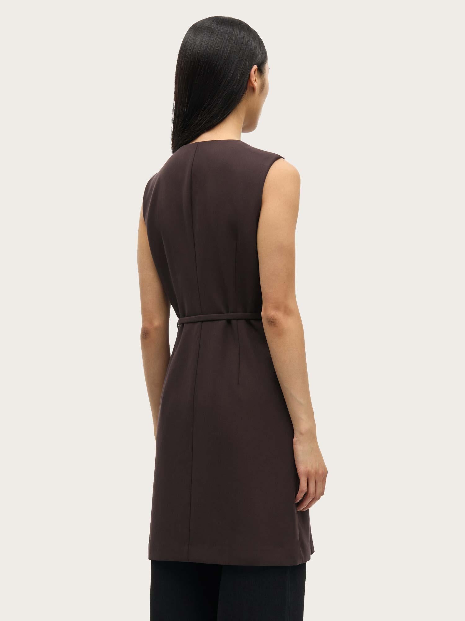 Saruma Short Dress - Black Coffee