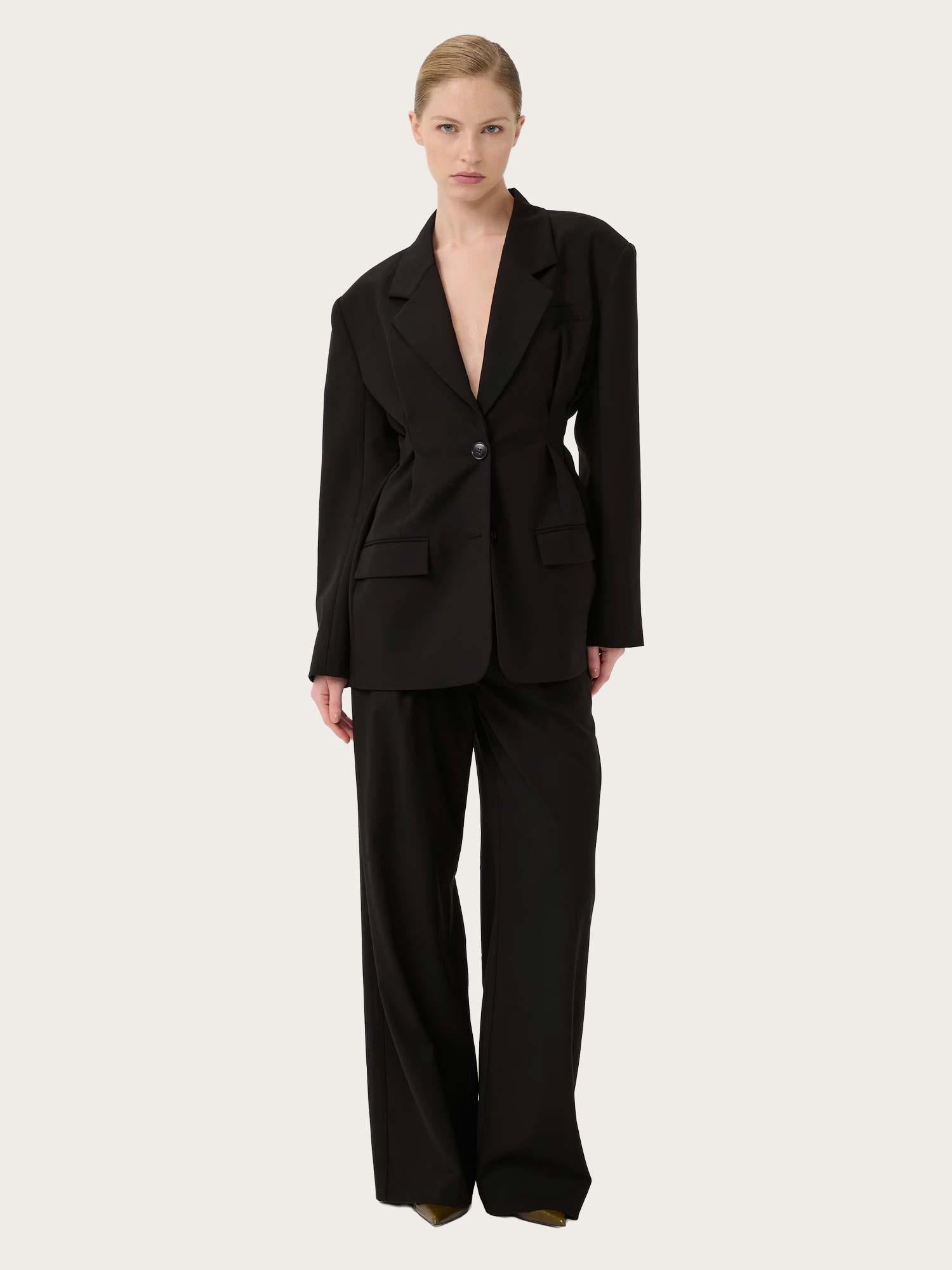 Paula Waist Blazer - Black