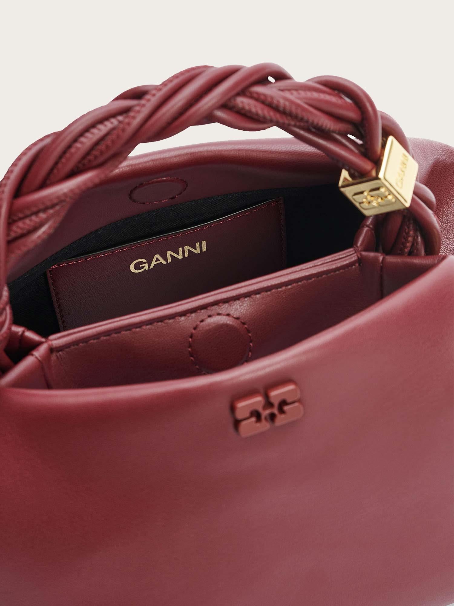 A5313 Ganni Bou Bag Small - Burgundy