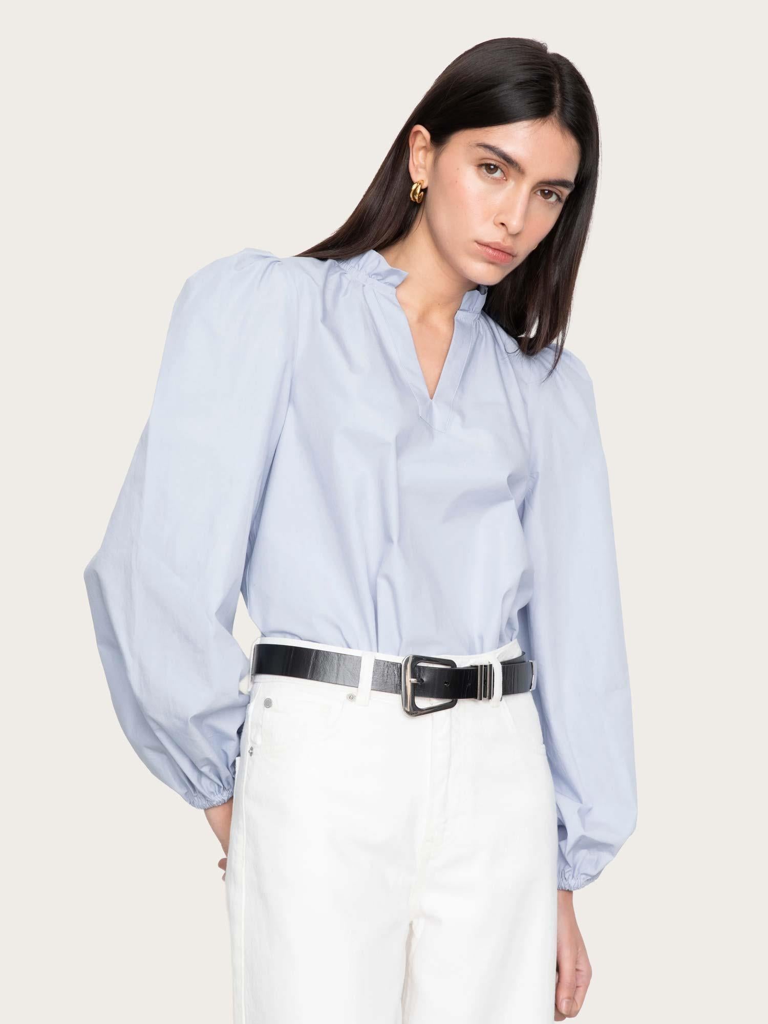 Infinity Blouse - Light Blue