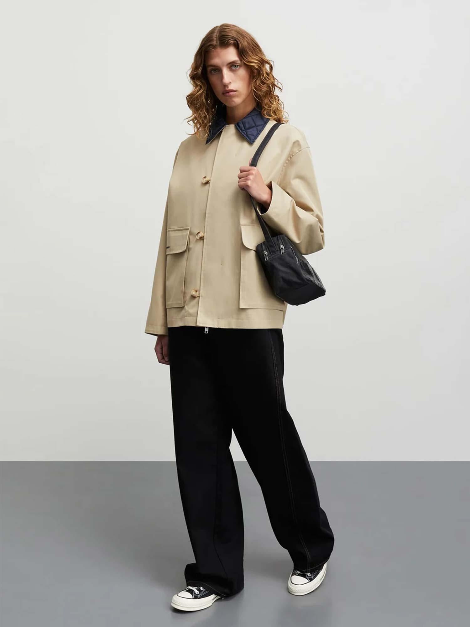 Cotton Tech Daisy Jacket - Trench Coat