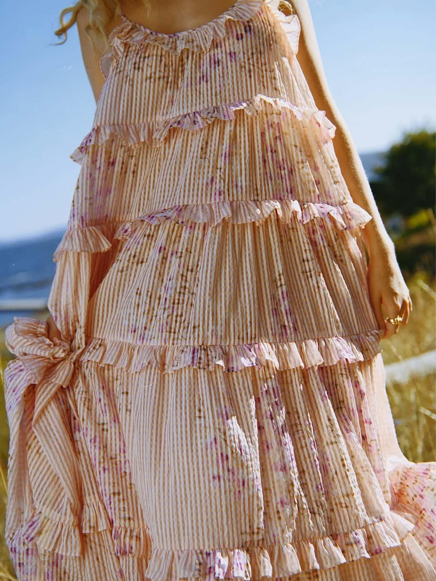 Checks Strap Dress - Flourish