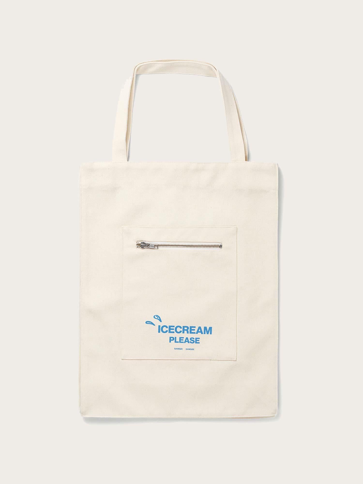 Saprint Tote Bag - Undyed Icecream