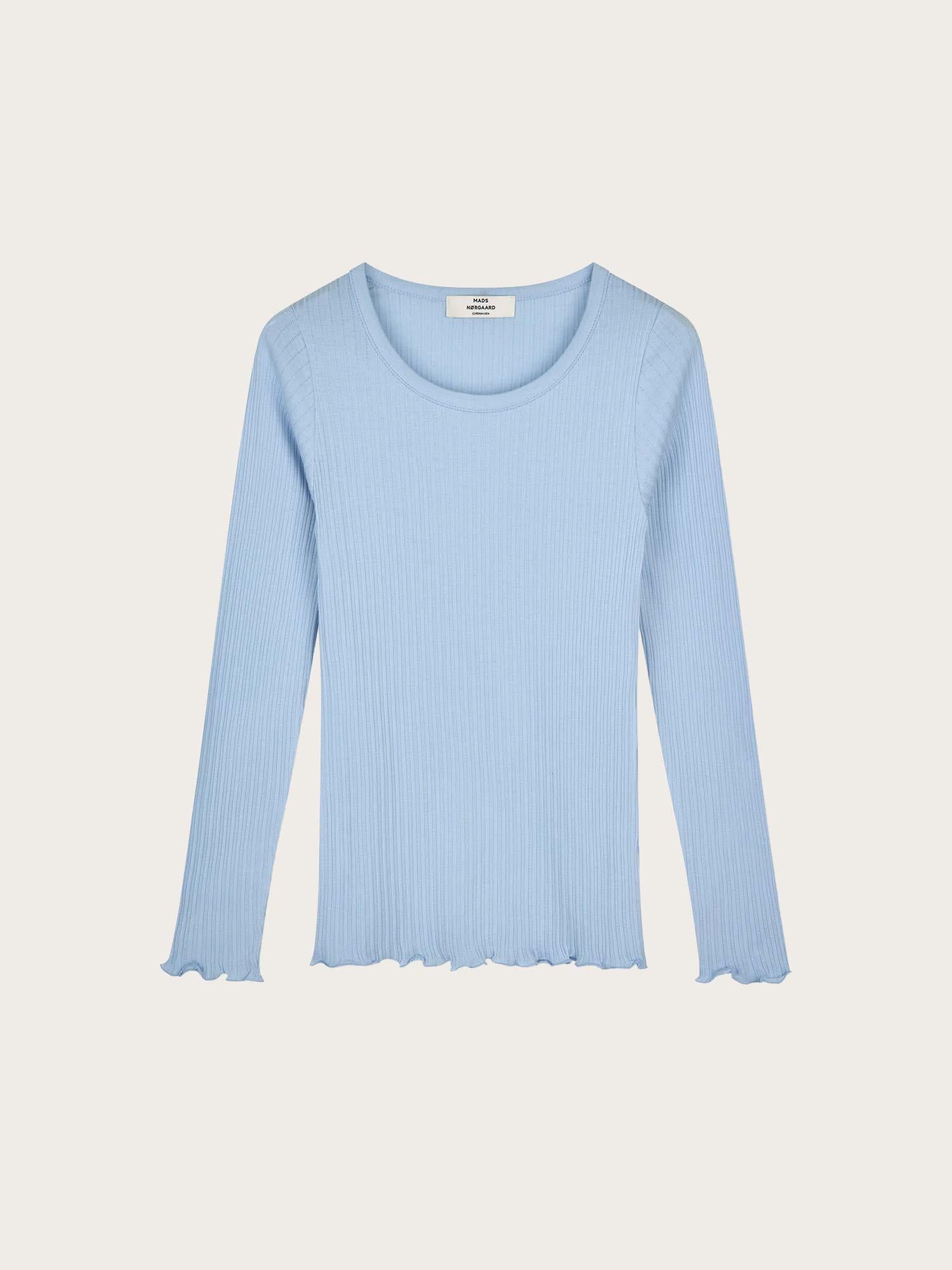 Pointella Troja Tee LS - Cashmere Blue