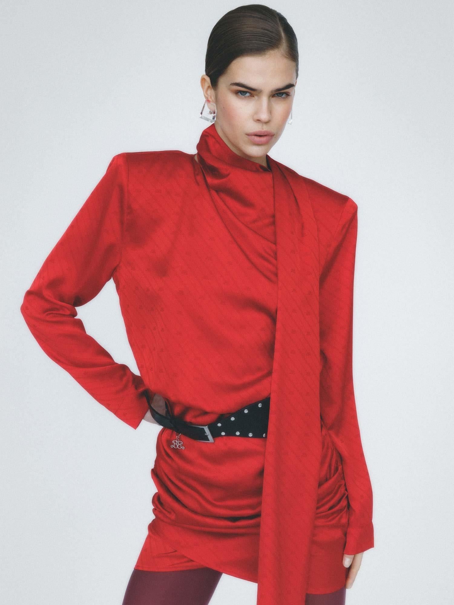 Barbie X Gestuz Teresa Short Dress - Barbados Cherry