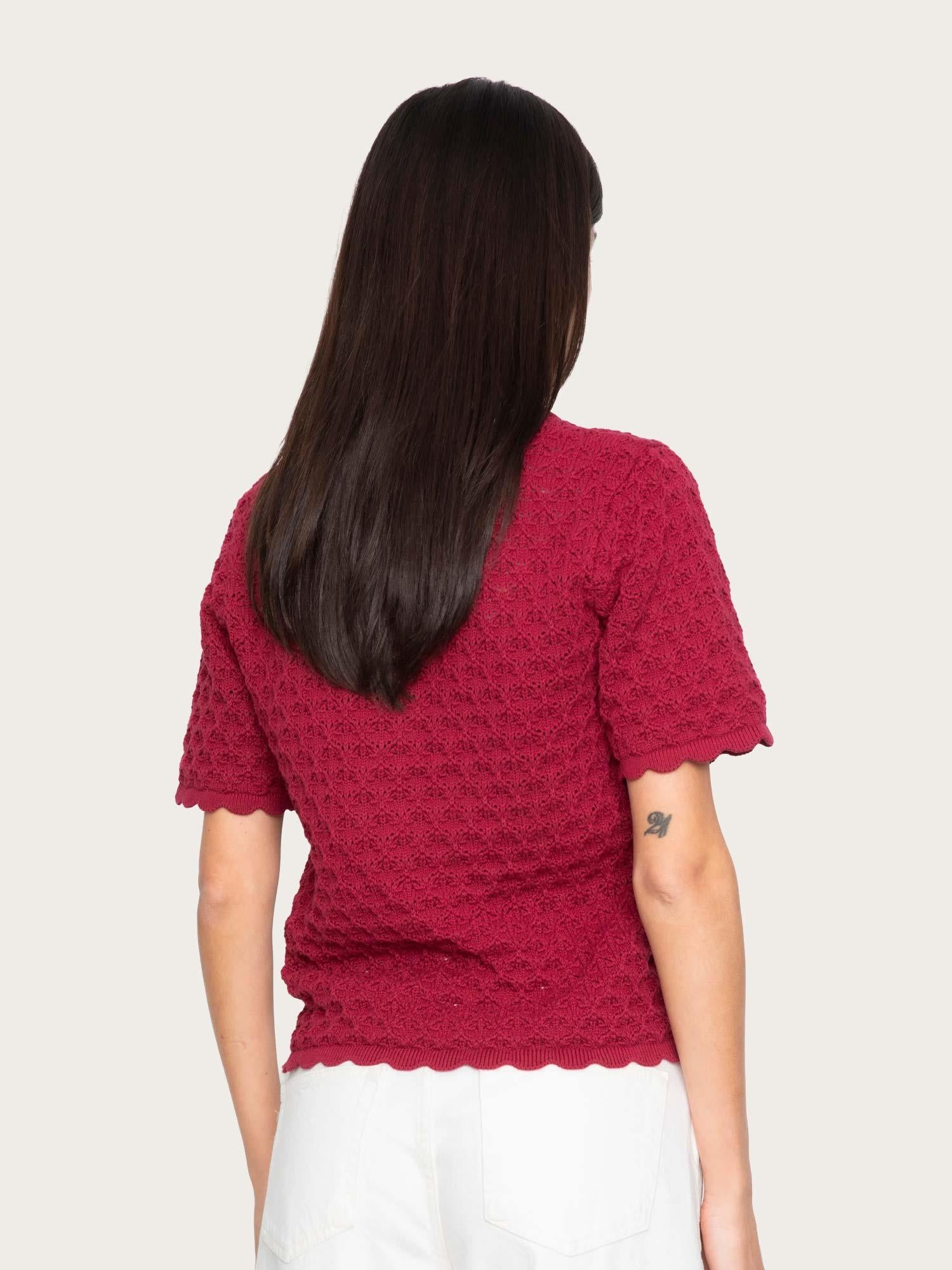 Gwen Knit Tee - Berry