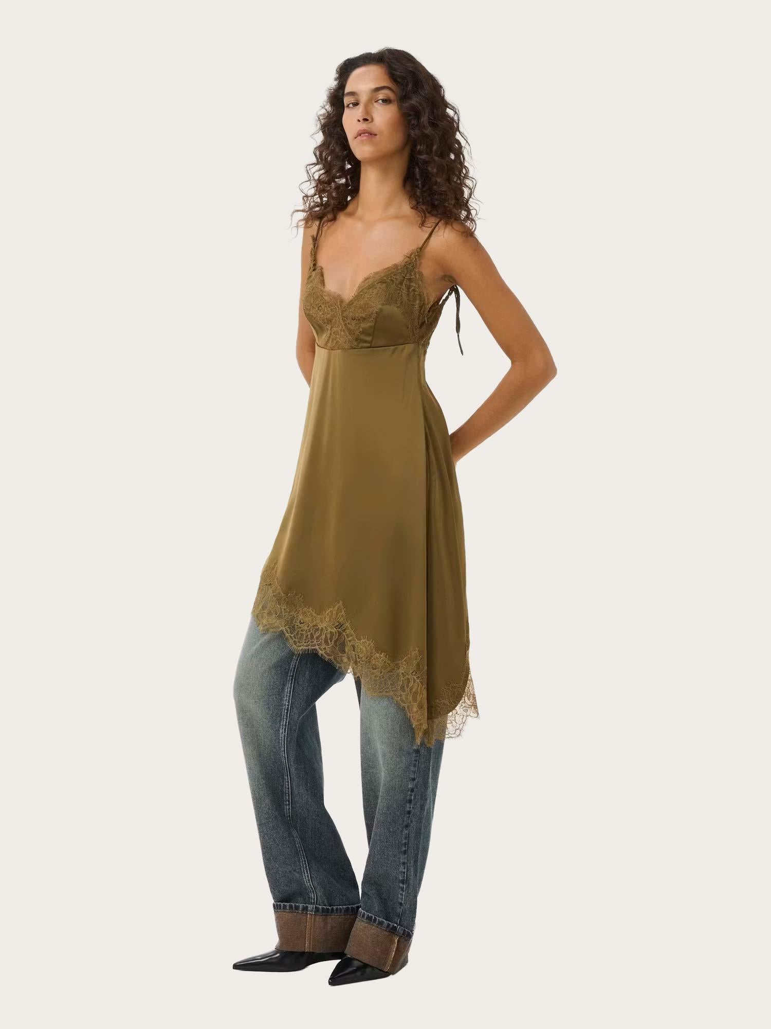 Lalou Dress - Military Olive