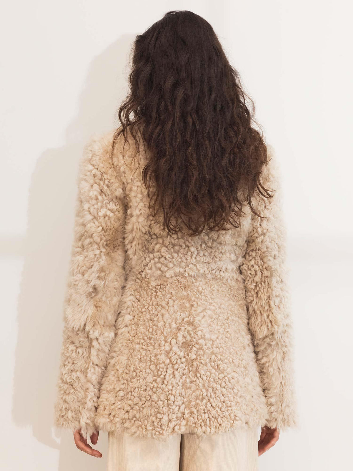Freya Shearling Jacket - Cream