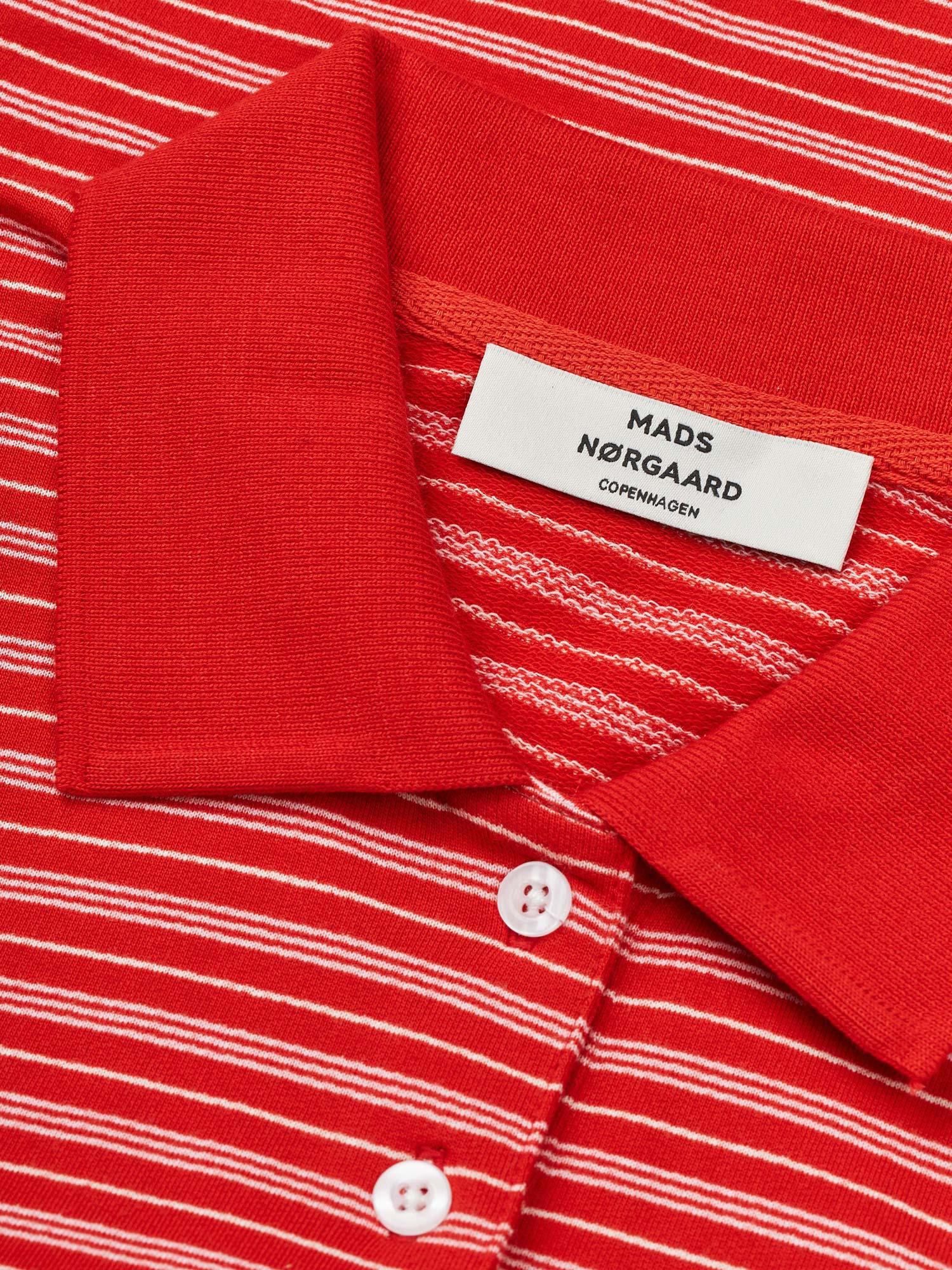 Light Terry Marlo Polo Tee - Fiery Red/Fairy Tale/Vanilla