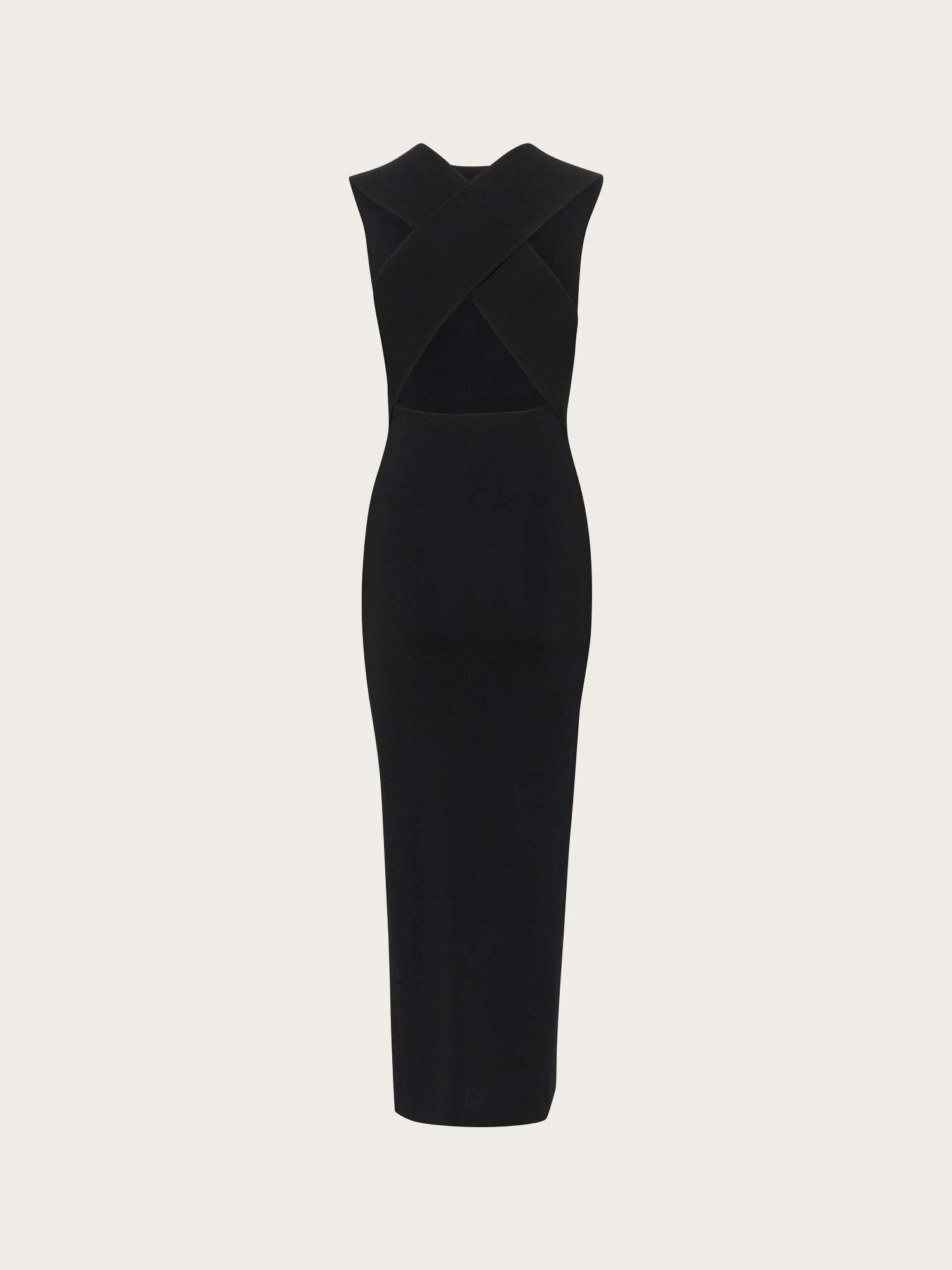 Mariel Long Dress - Black