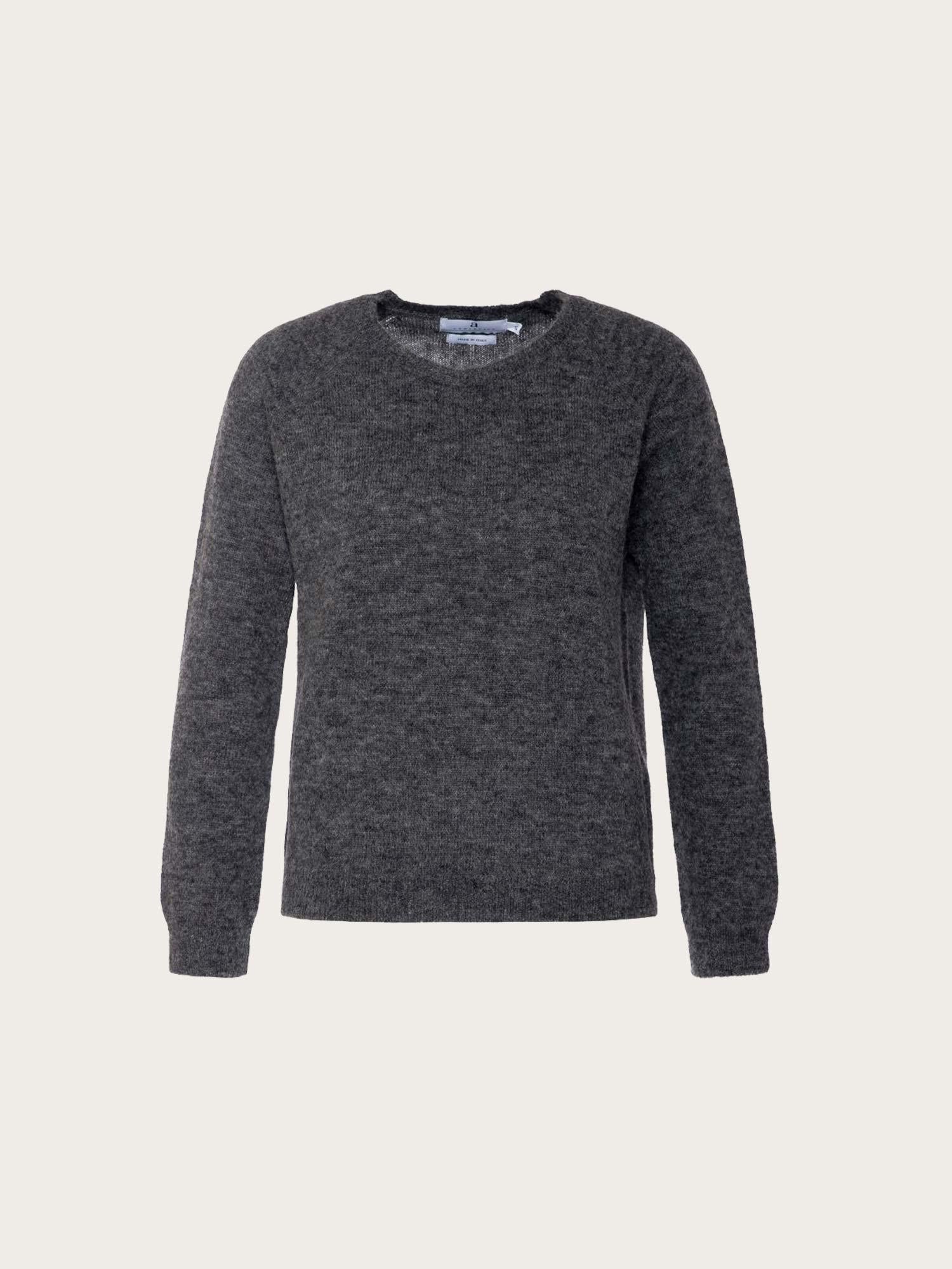 Fiona Sweater - Dk Grey Melange