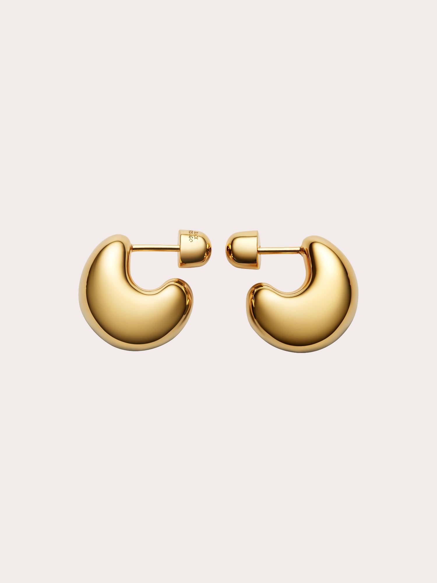 Tryvann Pillow Earring - Gold