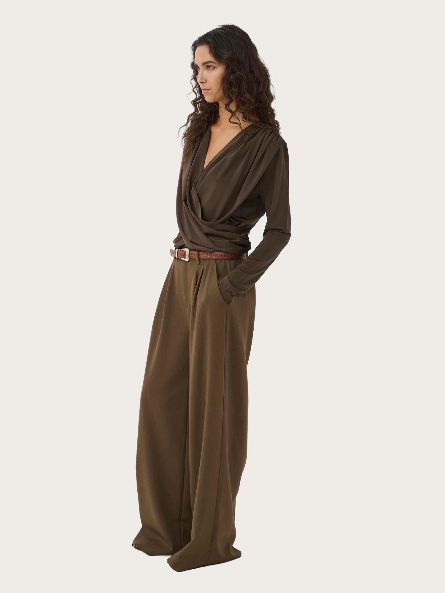 Stacy MW Pants - Slate Black Melange