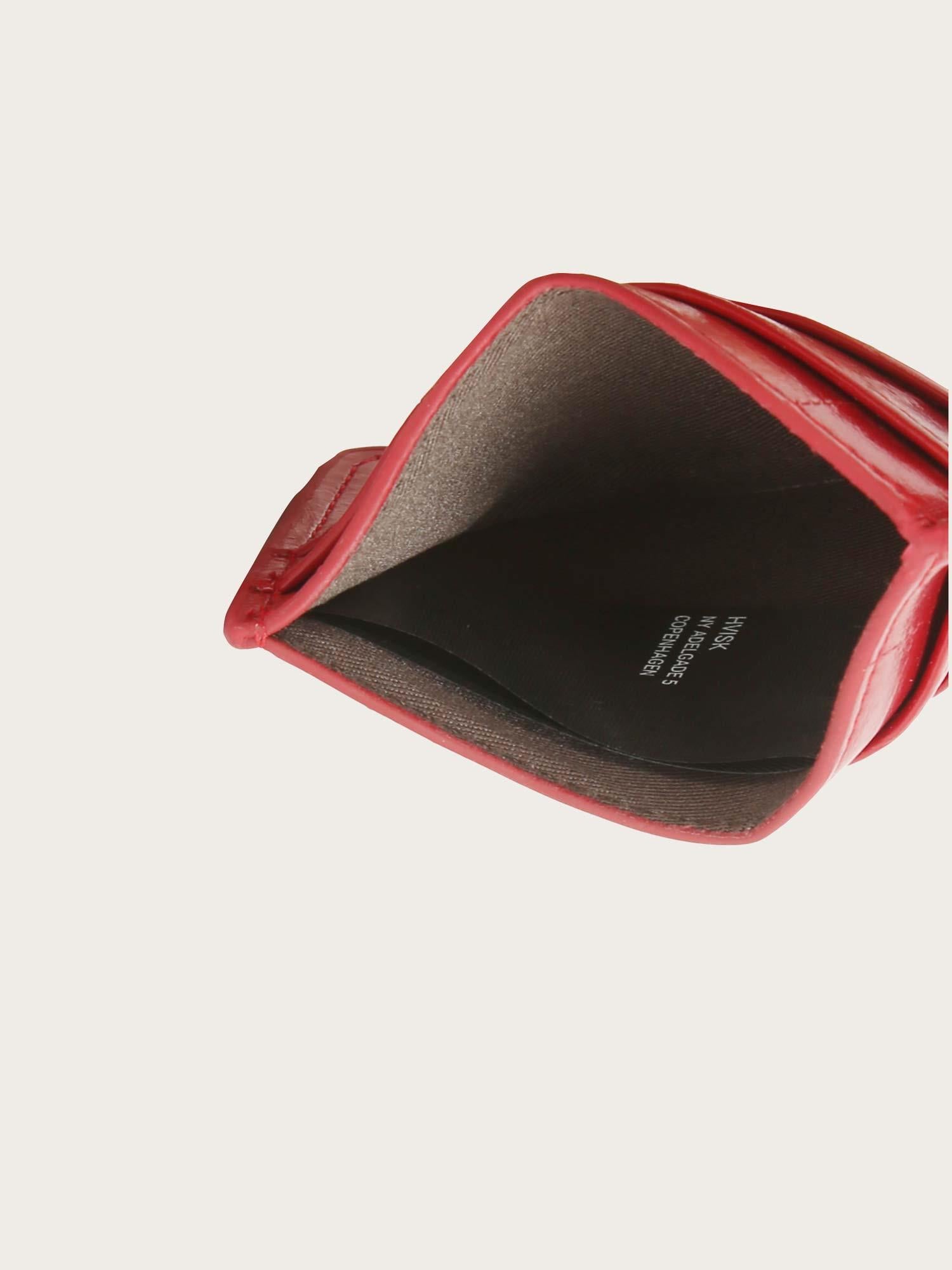 Cardholder Stroke Structure - Scarlet Red