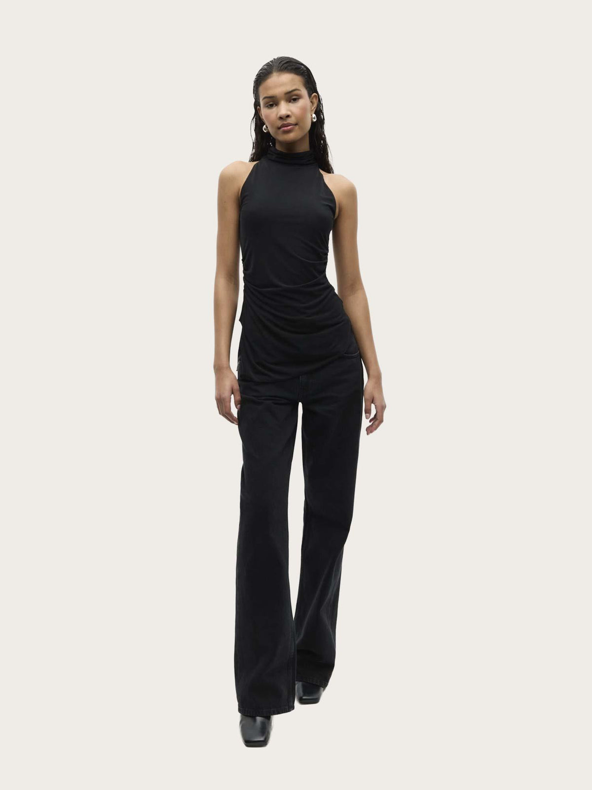 Enyelena T-N Top - Black
