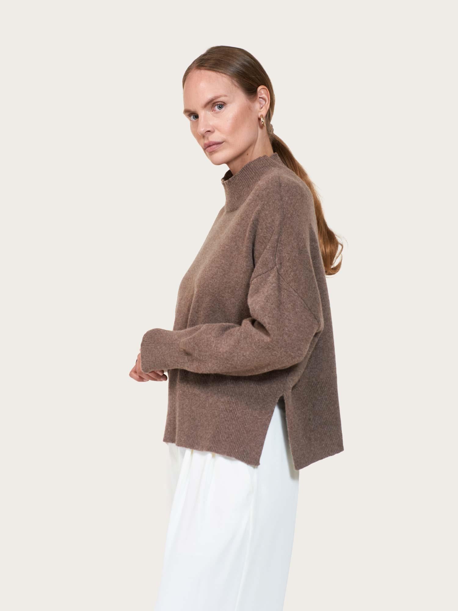 Mandy Sweater - Lt Beige Melange
