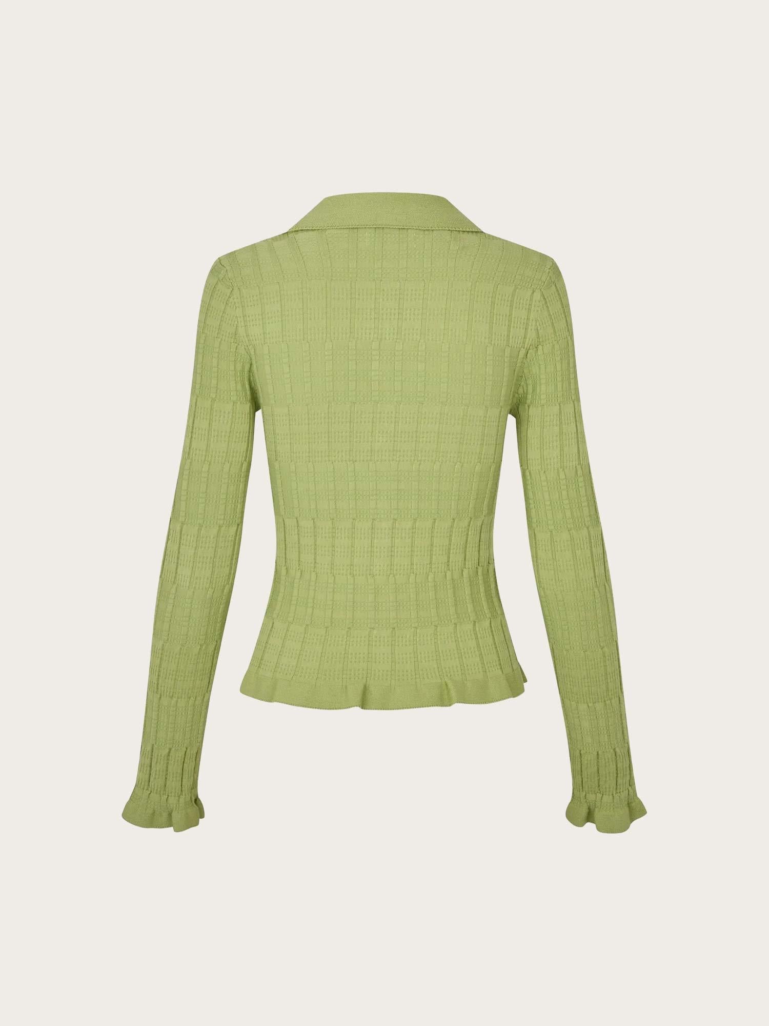 Enyelia LS Cardigan - Fern