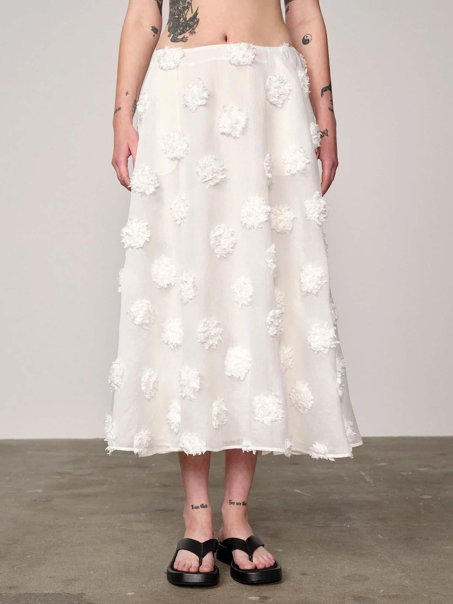 William Skirt - White