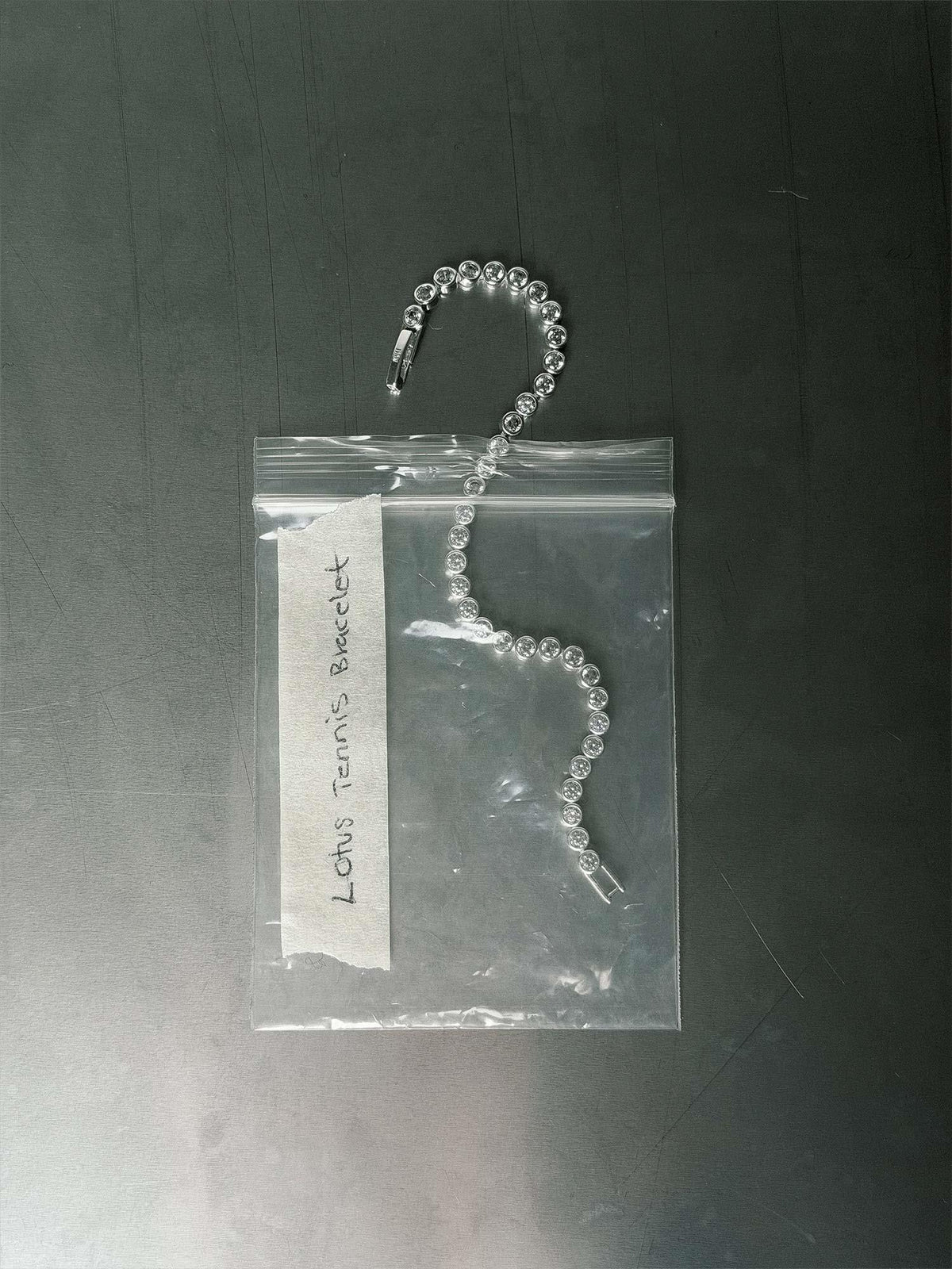 Lotus Tennis Bracelet - Silver