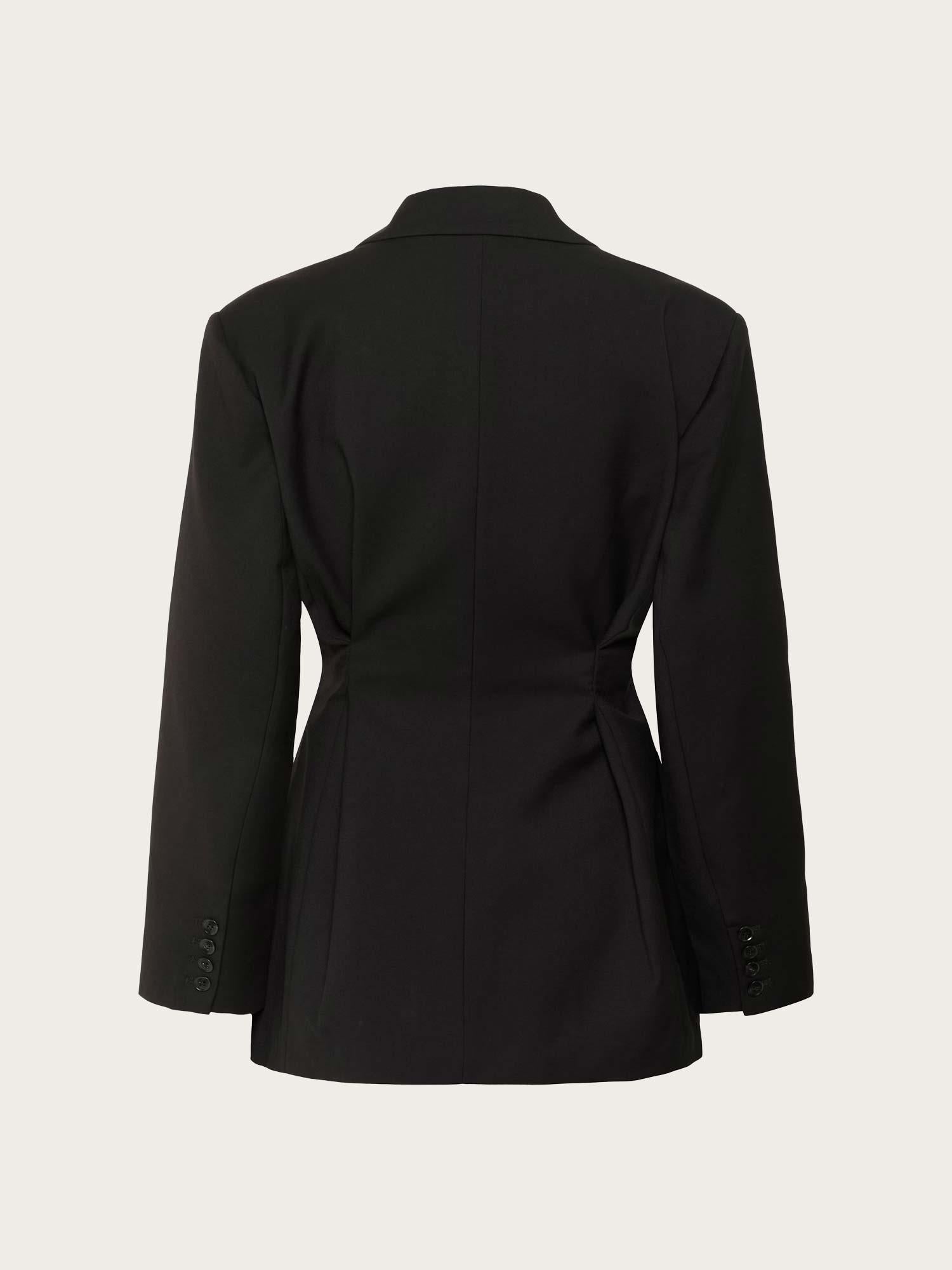 Paula Waist Blazer - Black