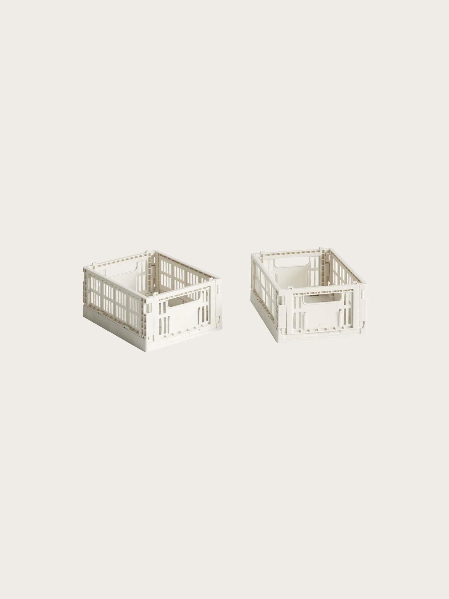 HAY Colour Crate Mini-Set of 2 - Offwhite