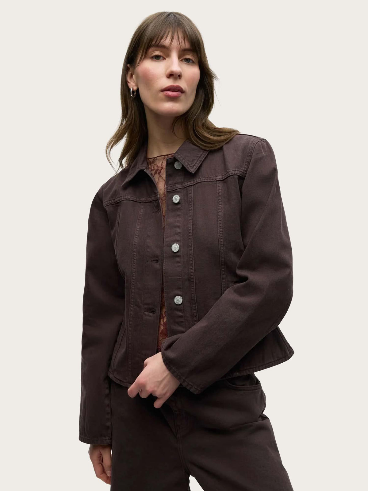 Eneve Jacket - Worn Chocolate