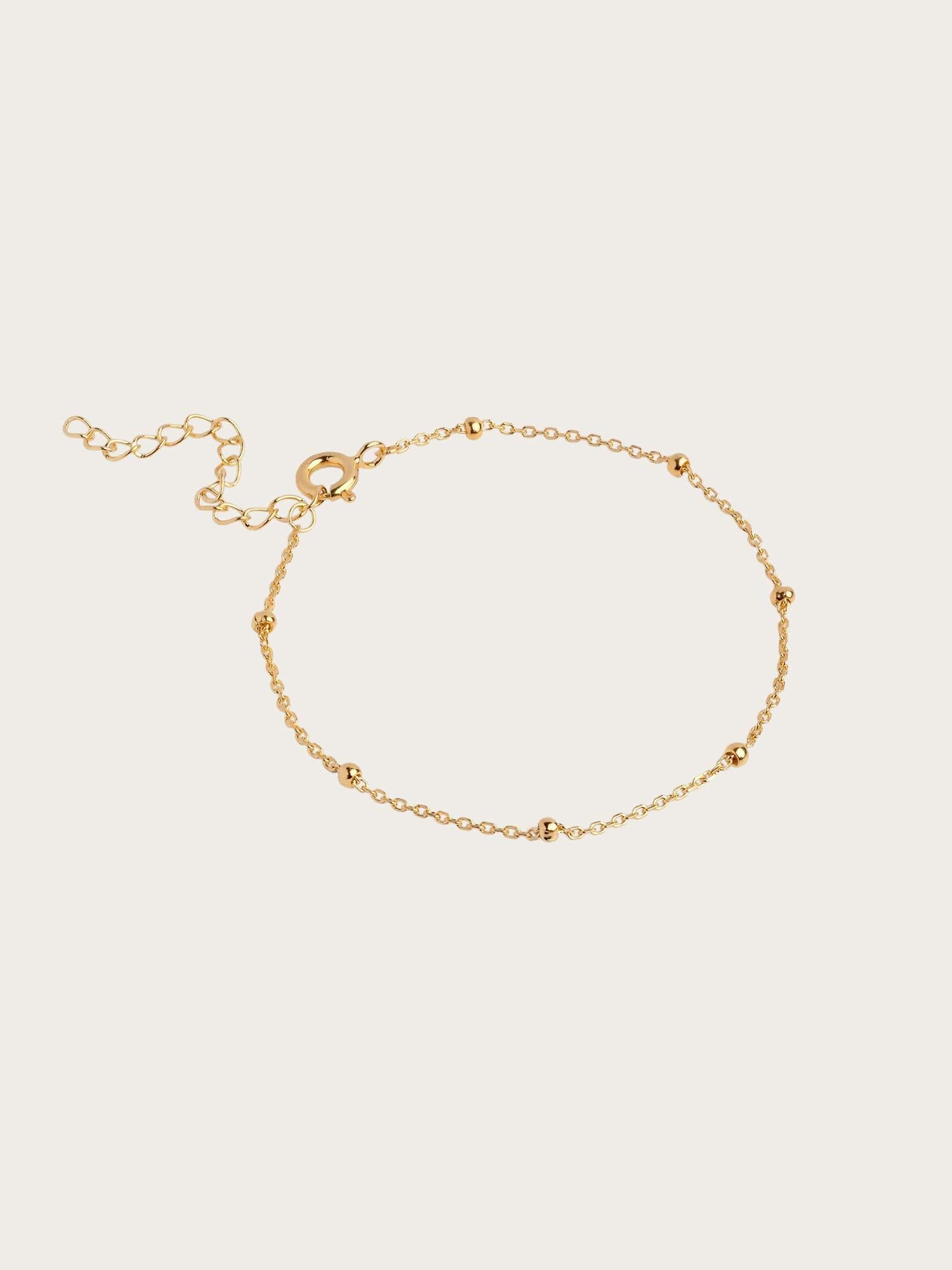 Bracelet Beaded Chain - Gold