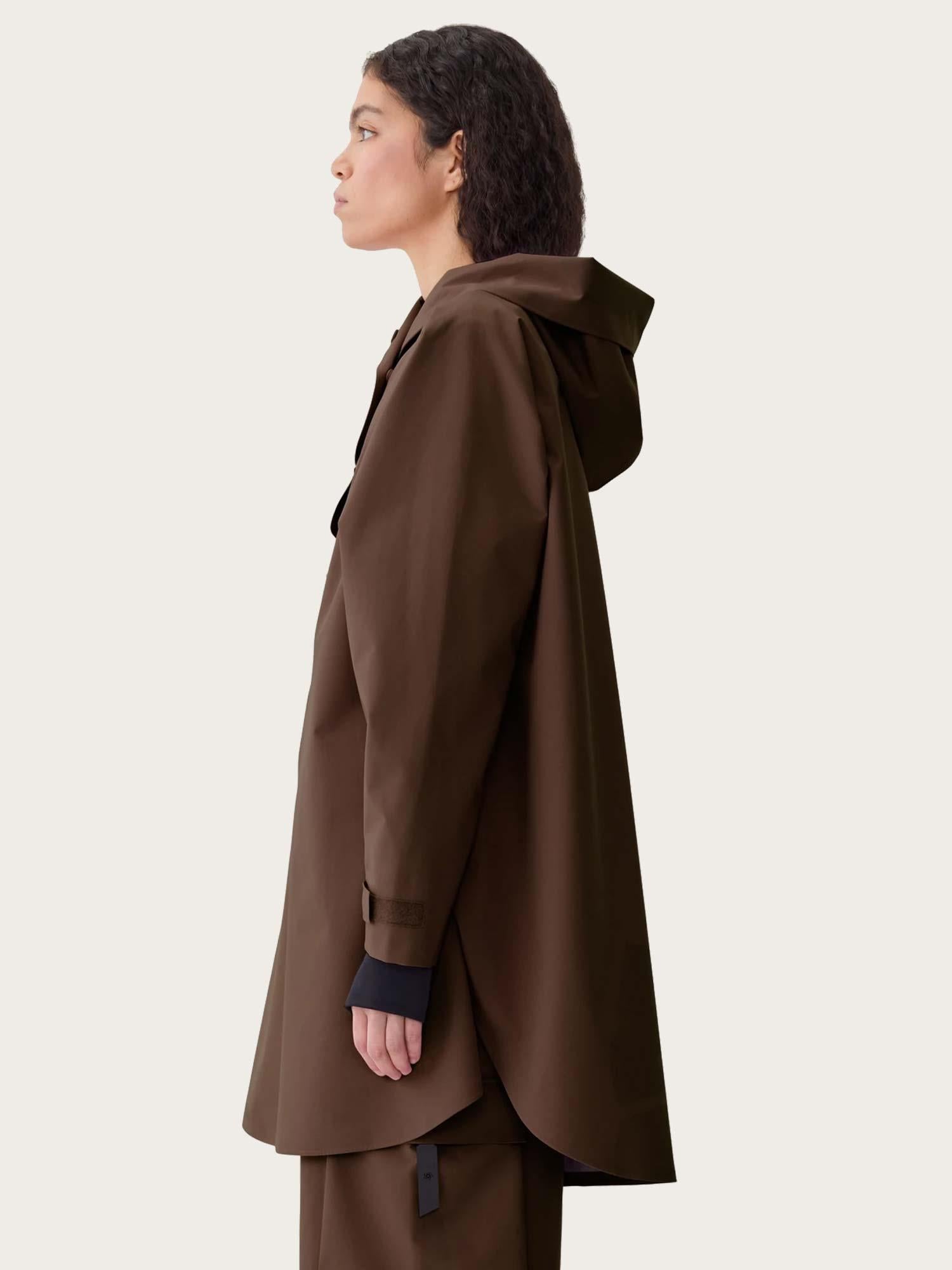 Bergen Poncho - Brownstone