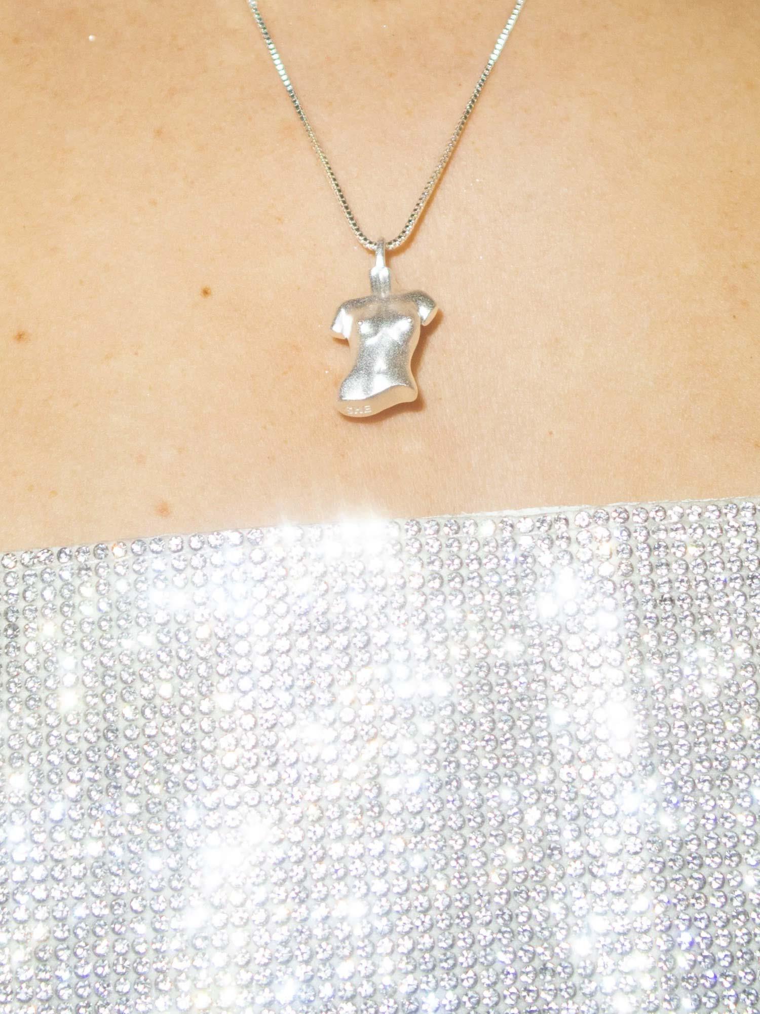 Figure Necklace - Silver